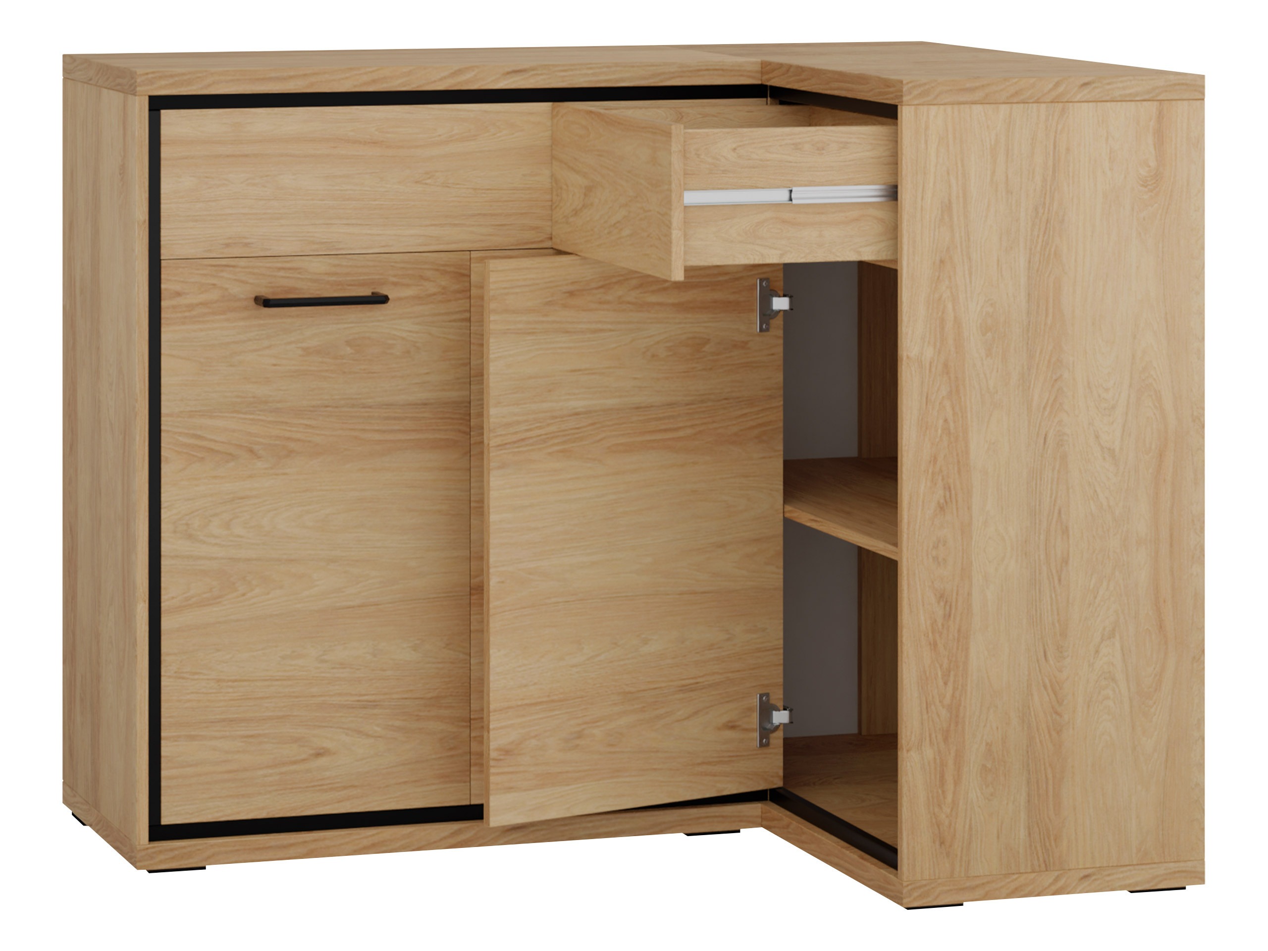 Eckige Kommode Etrmoni 106 (Helles Holz)