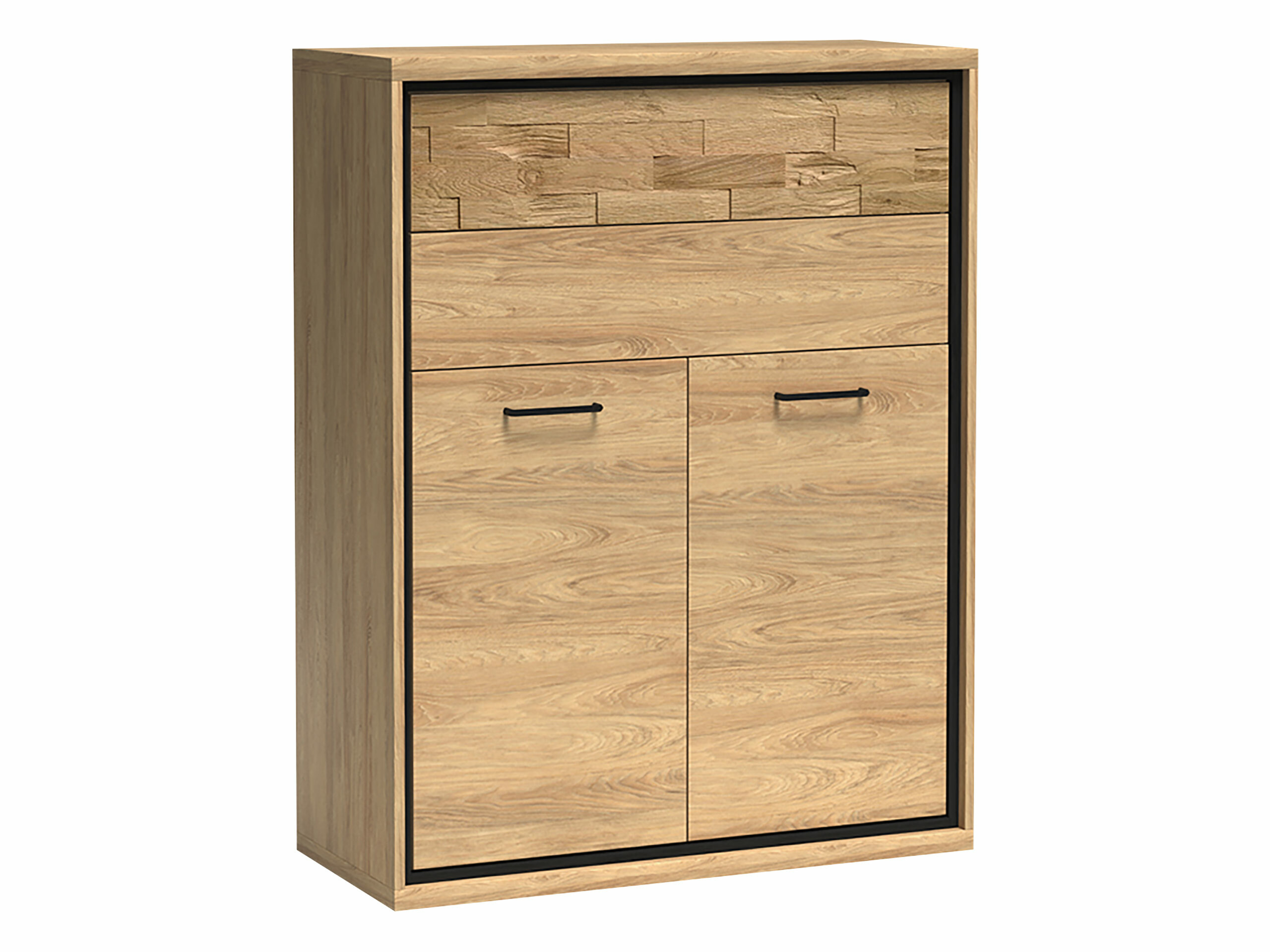 Kommoden Etrmoni 103 (Helles Holz + Eichenholzoptik)