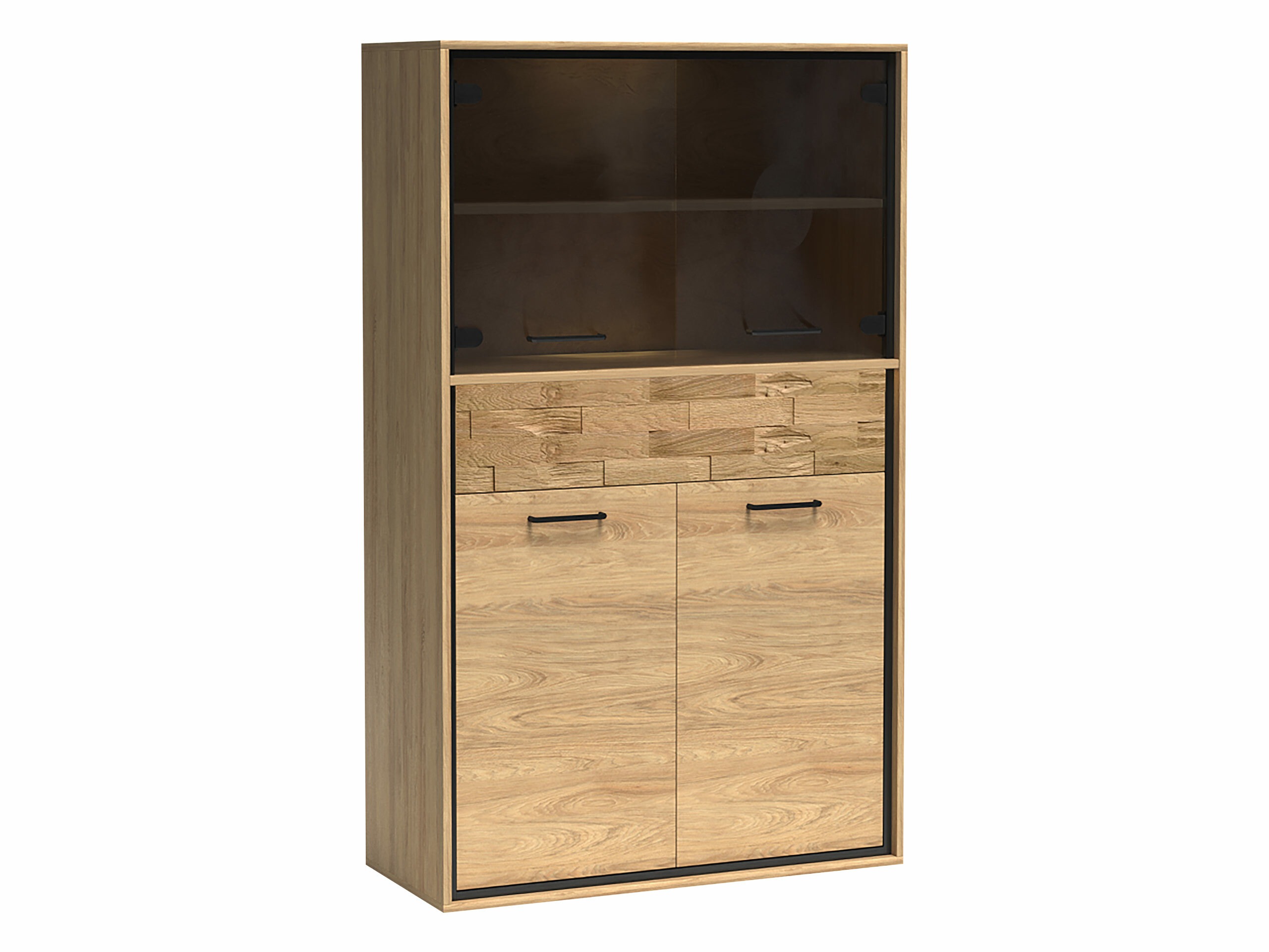 Regal Etrmoni 107 (Helles Holz + Eichenholzoptik)