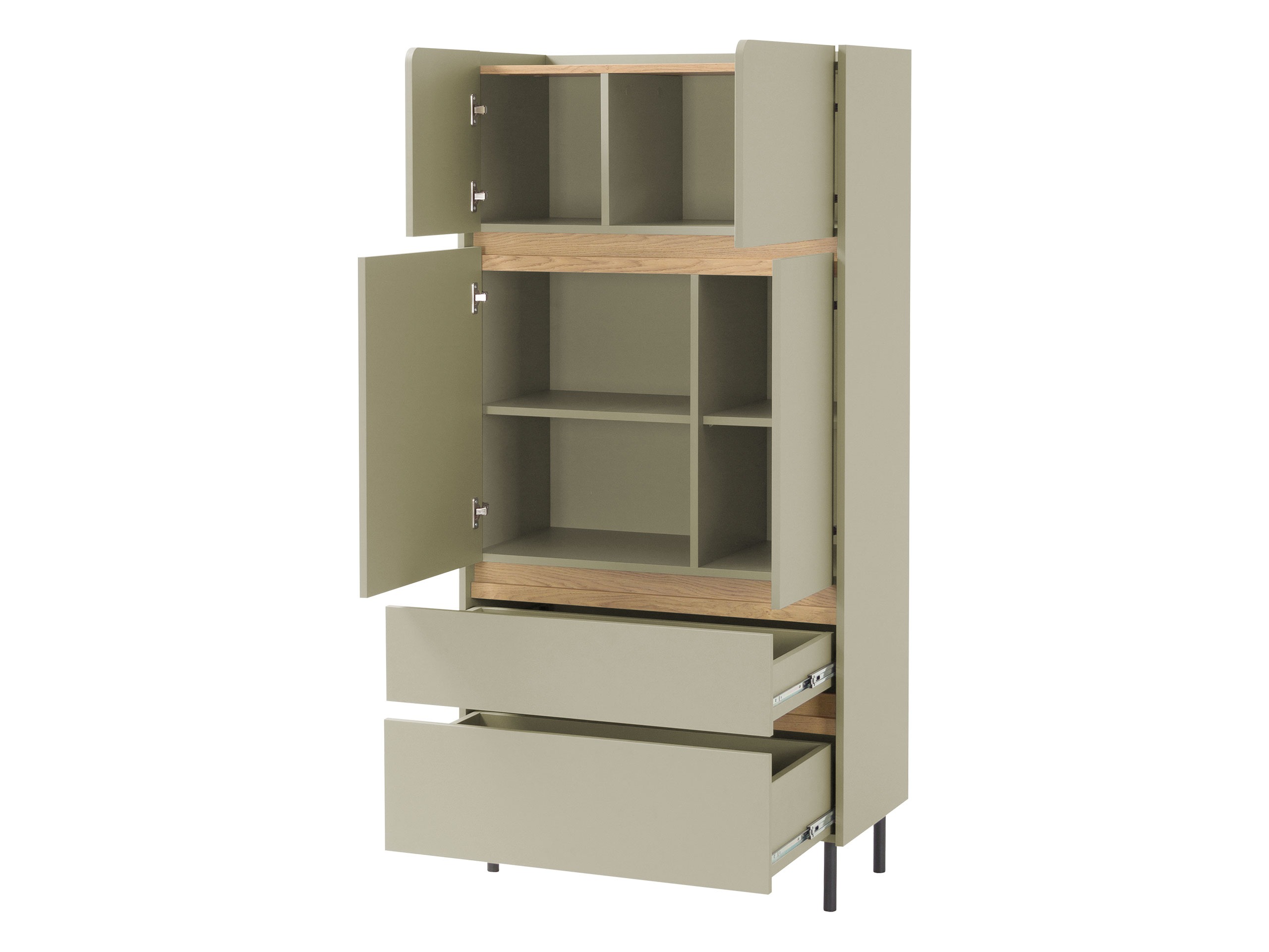 Schlafzimmer-Set Fiosono 113 (Eukalyptus + Eichenholzoptik)