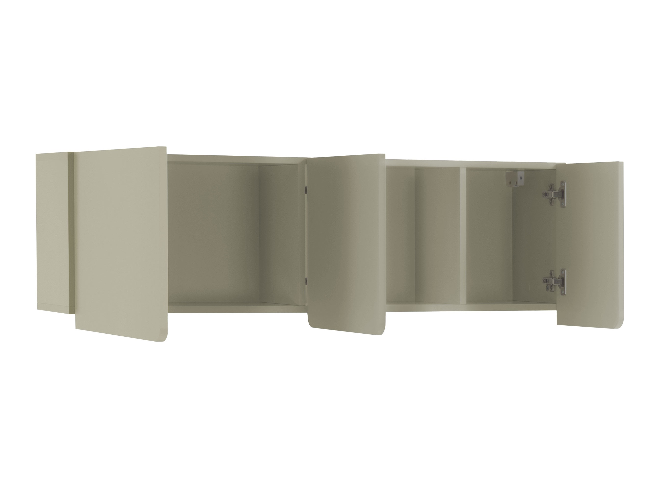 Schlafzimmer-Set Fiosono 113 (Staubiges Grün + Eichenholzoptik)