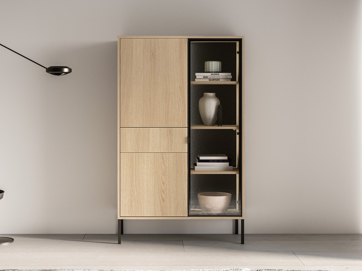 Regal Virsalo 100 (Eichenholzoptik)