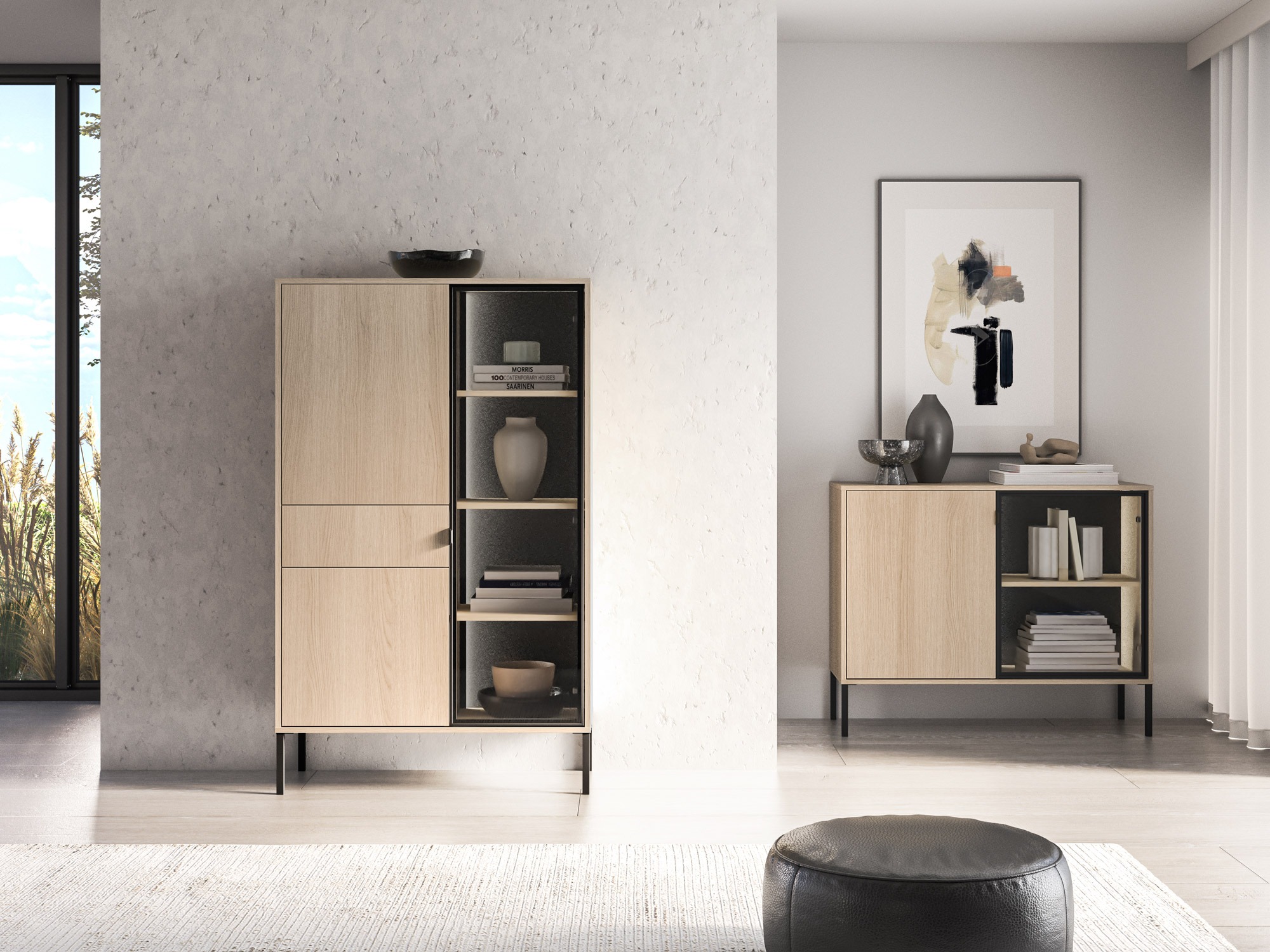 Regal Virsalo 100 (Eichenholzoptik)