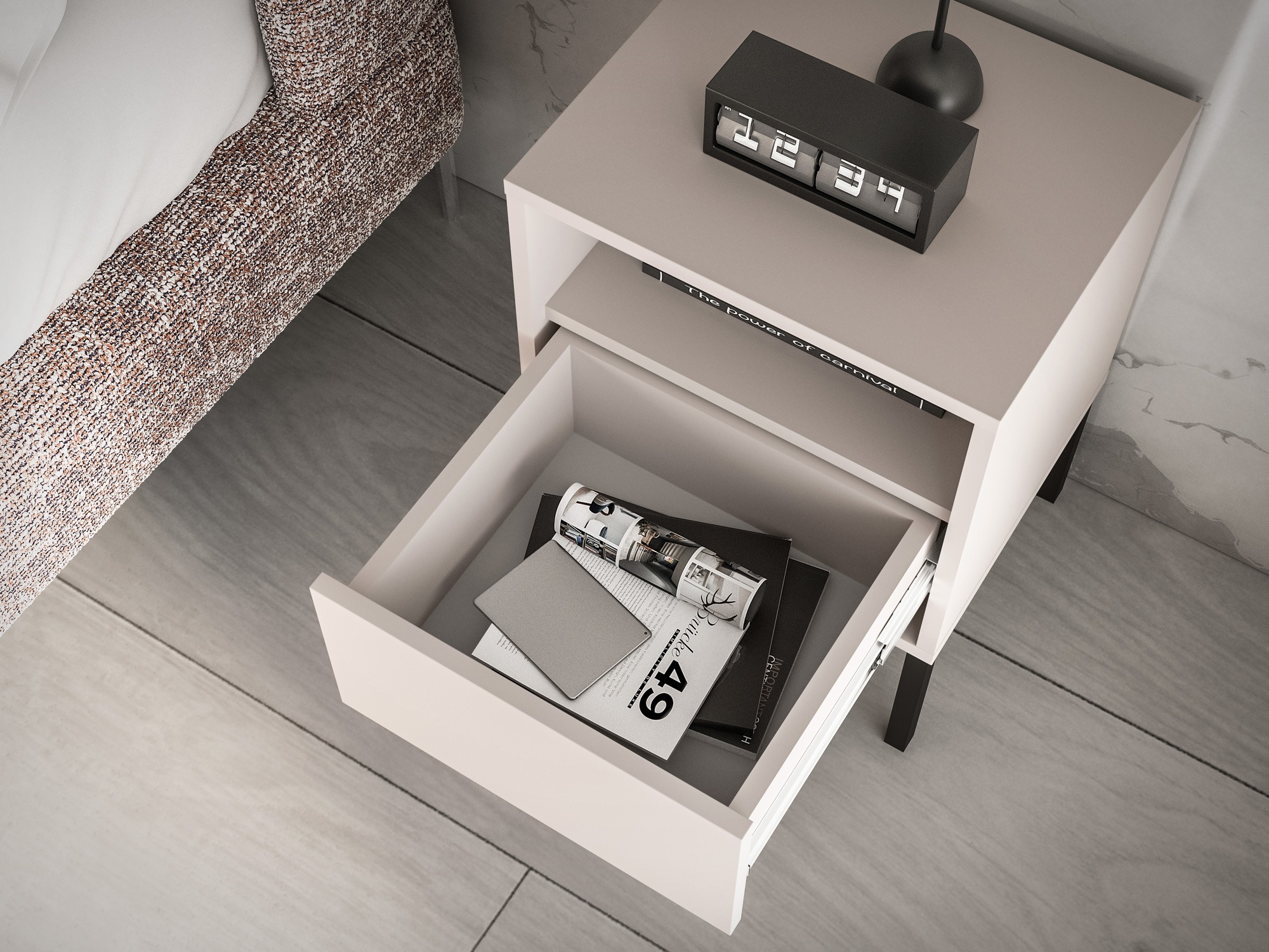 Nachttisch Virsalo 104 (Kaschmir)