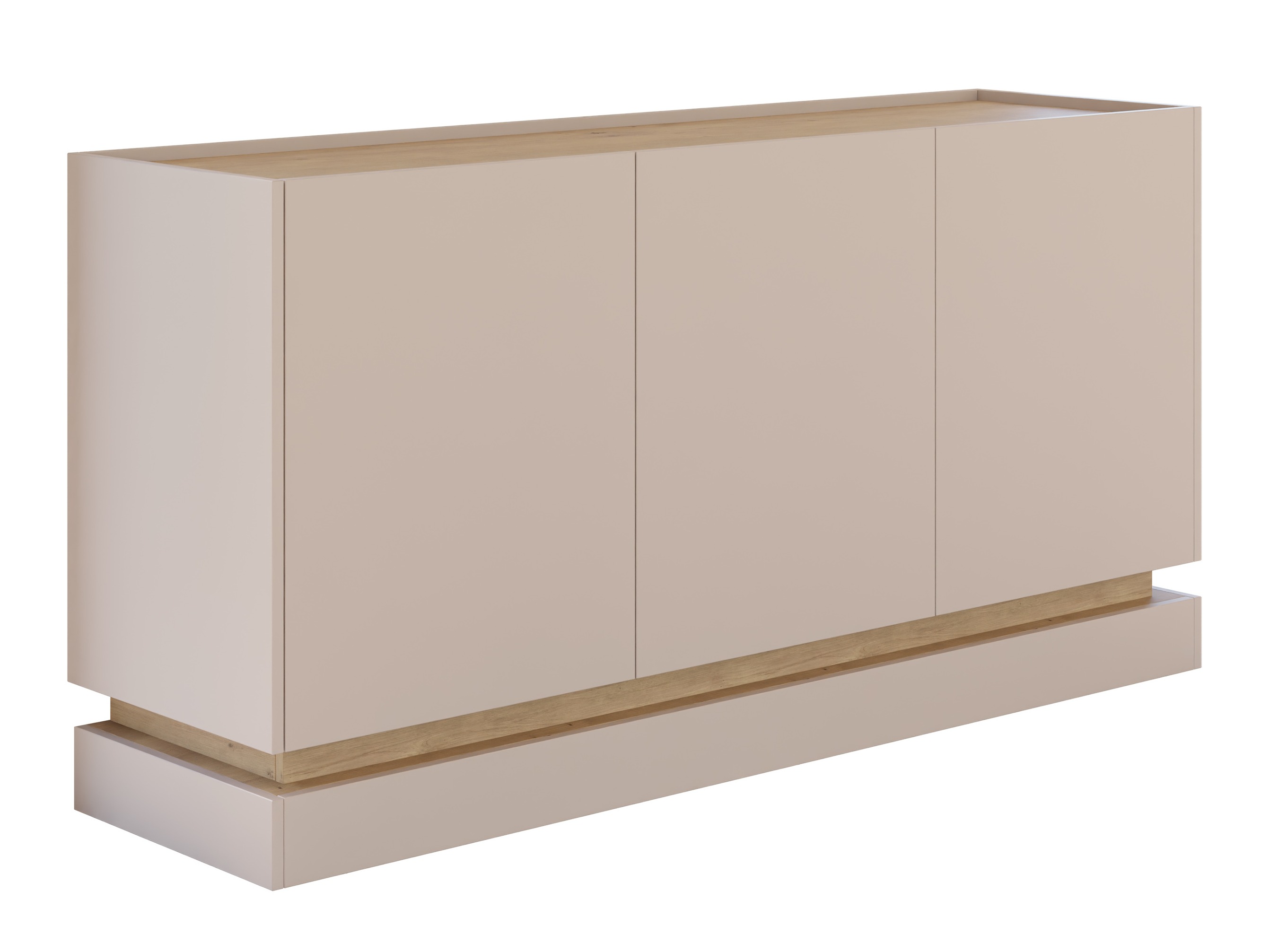 Sideboard Comfivo Tilia I (Kaschmir + Eichenholzoptik)
