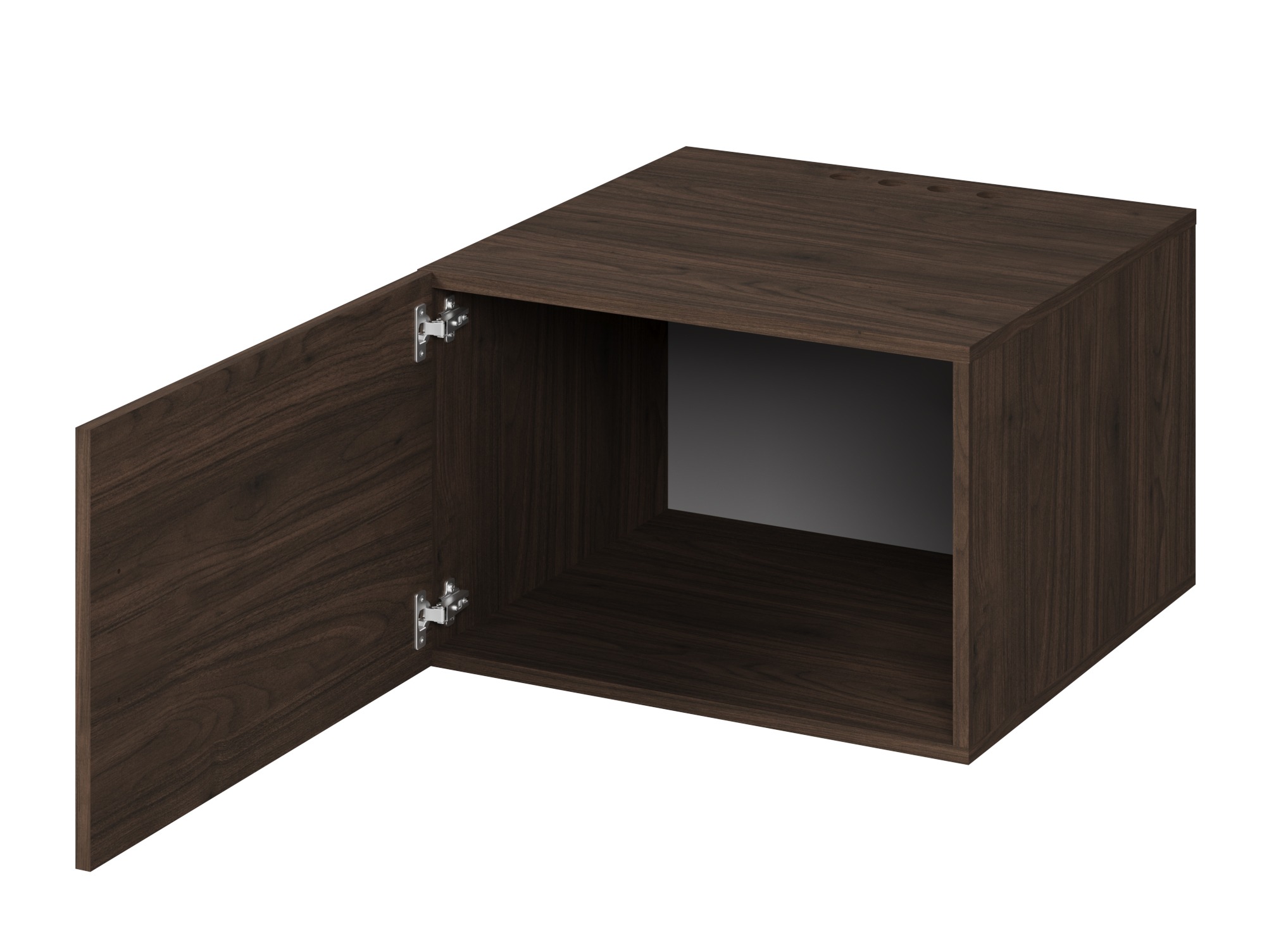 Wandhängeschrank für Badezimmer Novdele 104 (Walnussholzoptik)