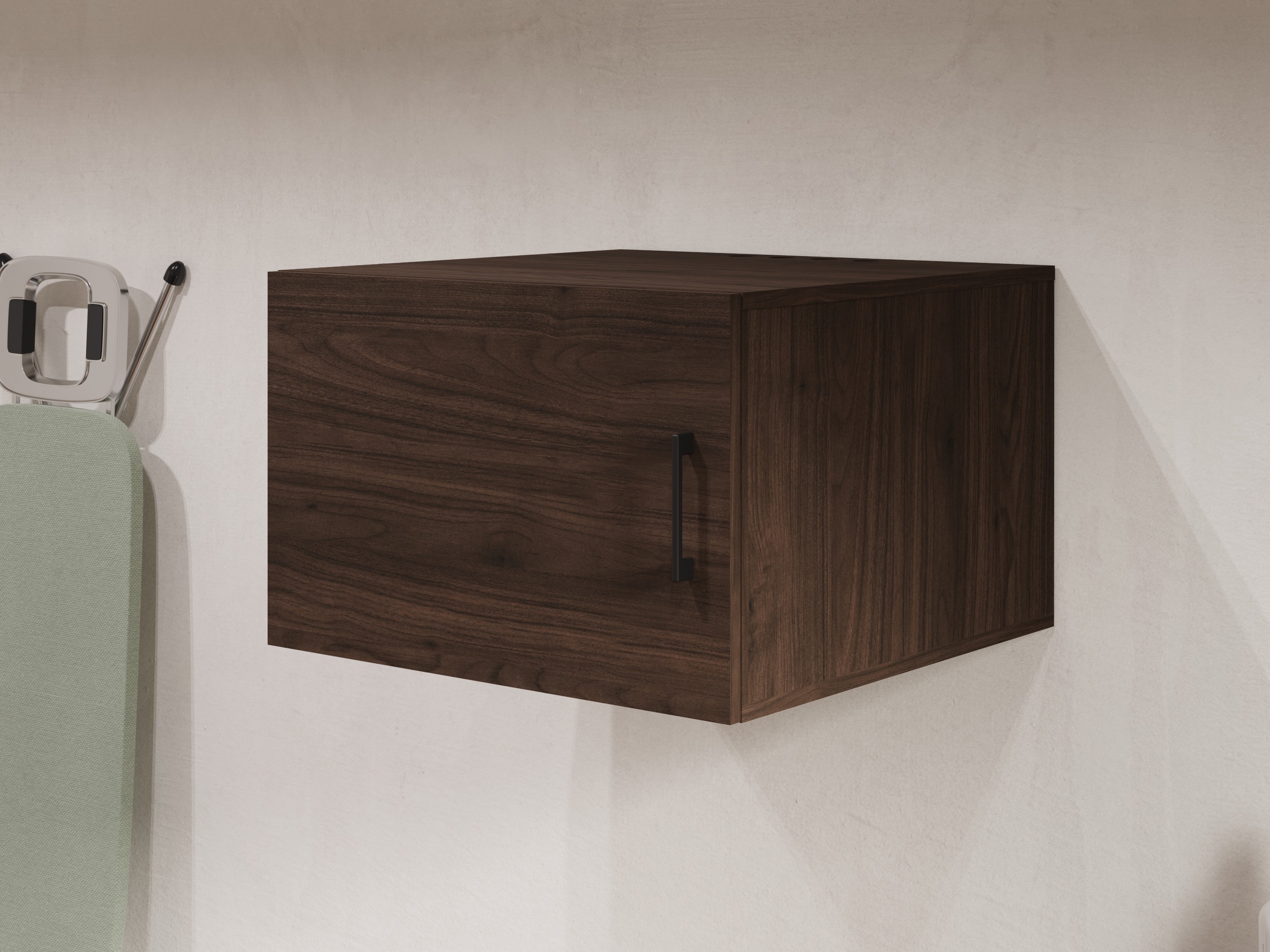 Wandhängeschrank für Badezimmer Novdele 104 (Walnussholzoptik)