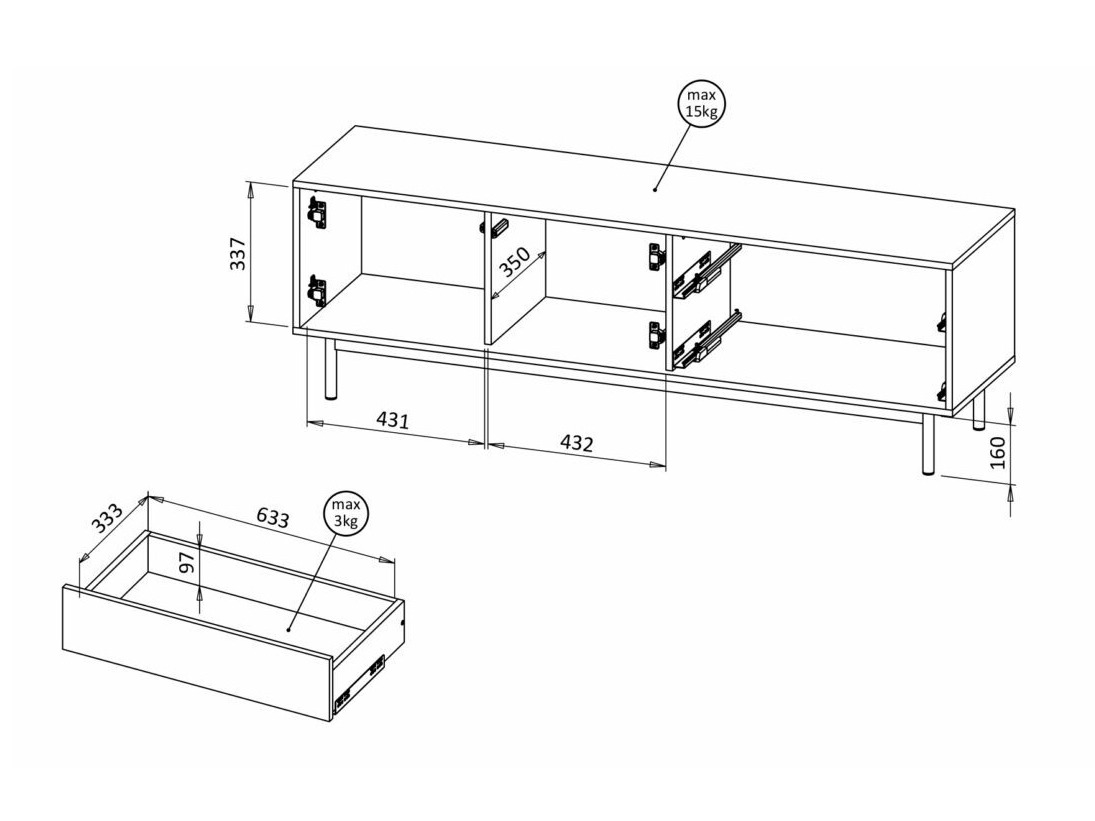 TV-Möbel Avimera 103