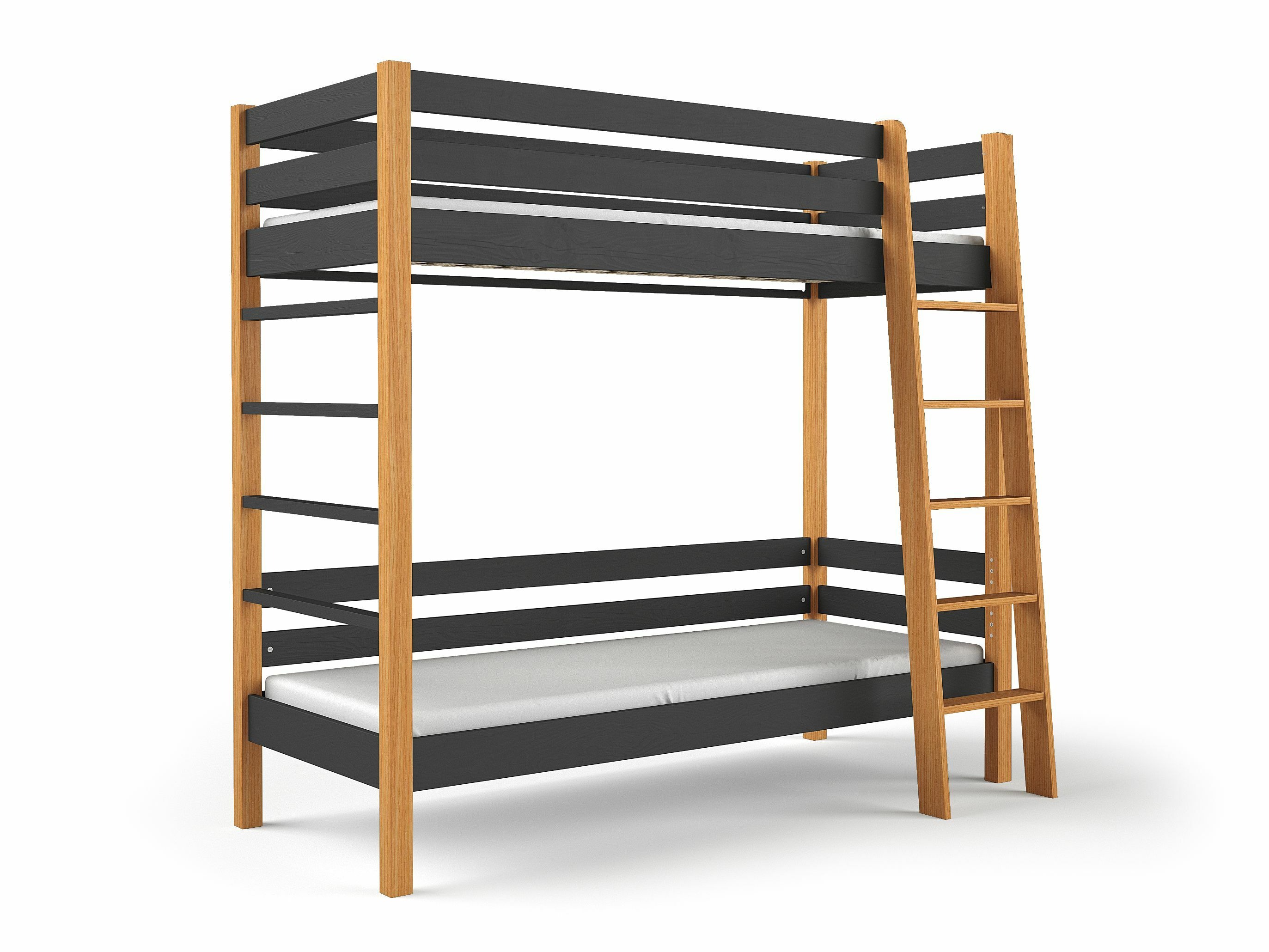 Etagenbett Ogden 174 (Schwarz)