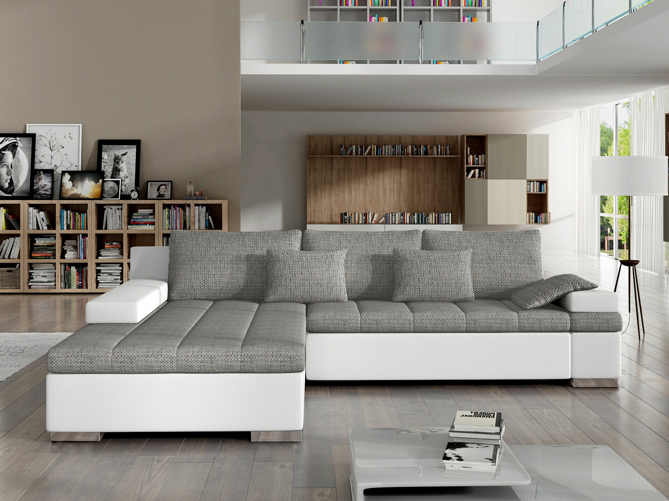 Ecksofa Comfivo Olivetum (Links)