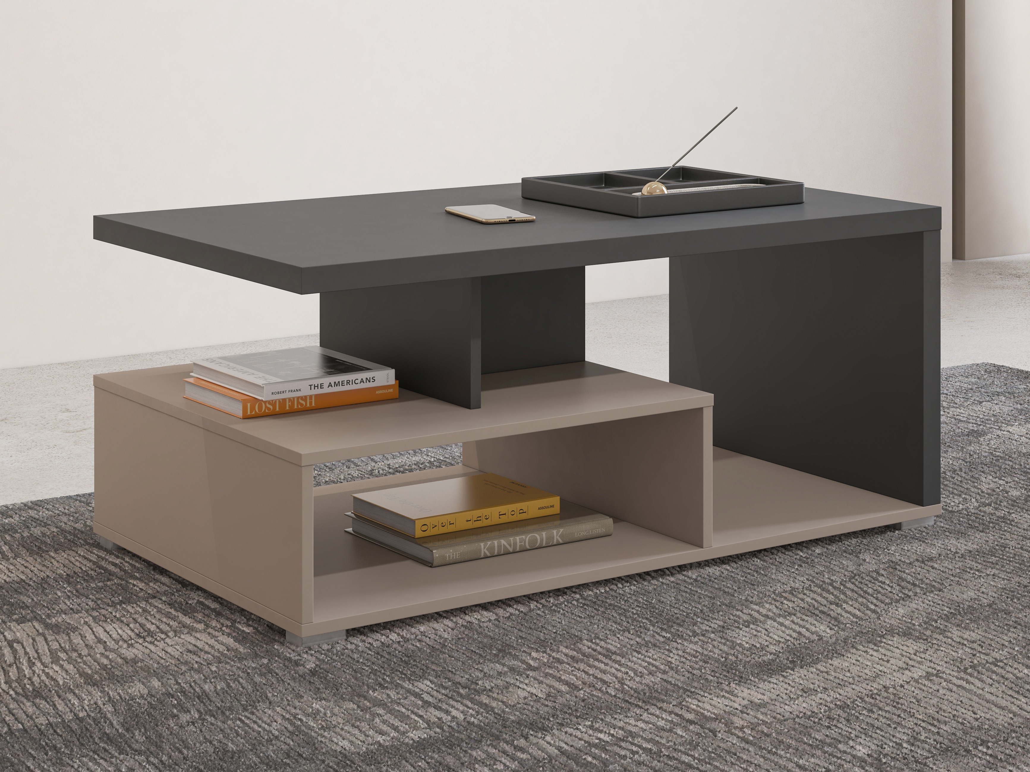 Couchtisch Virvele 108 (Congo + Anthrazit)