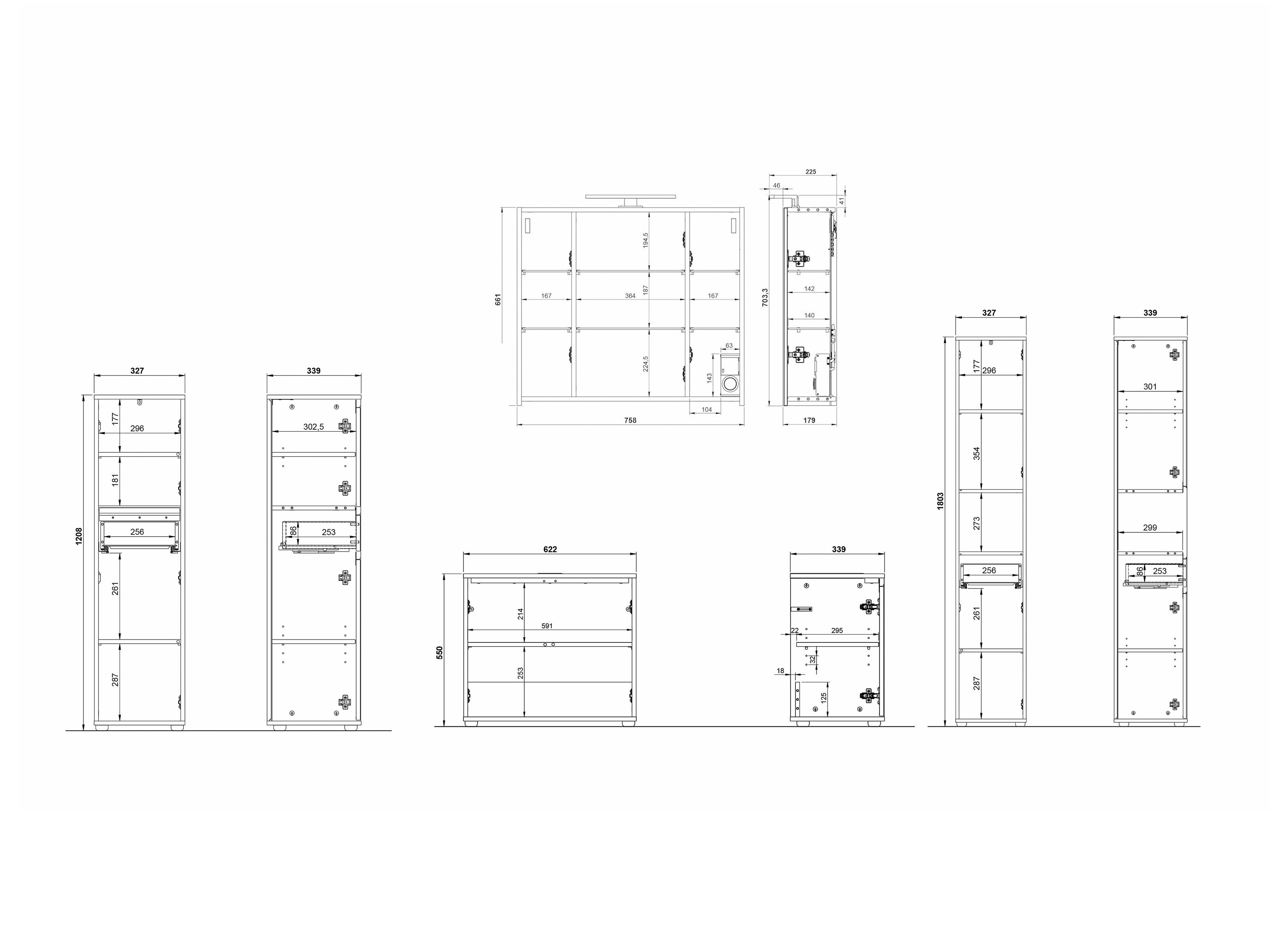 Badezimmer-Set Tensona 105