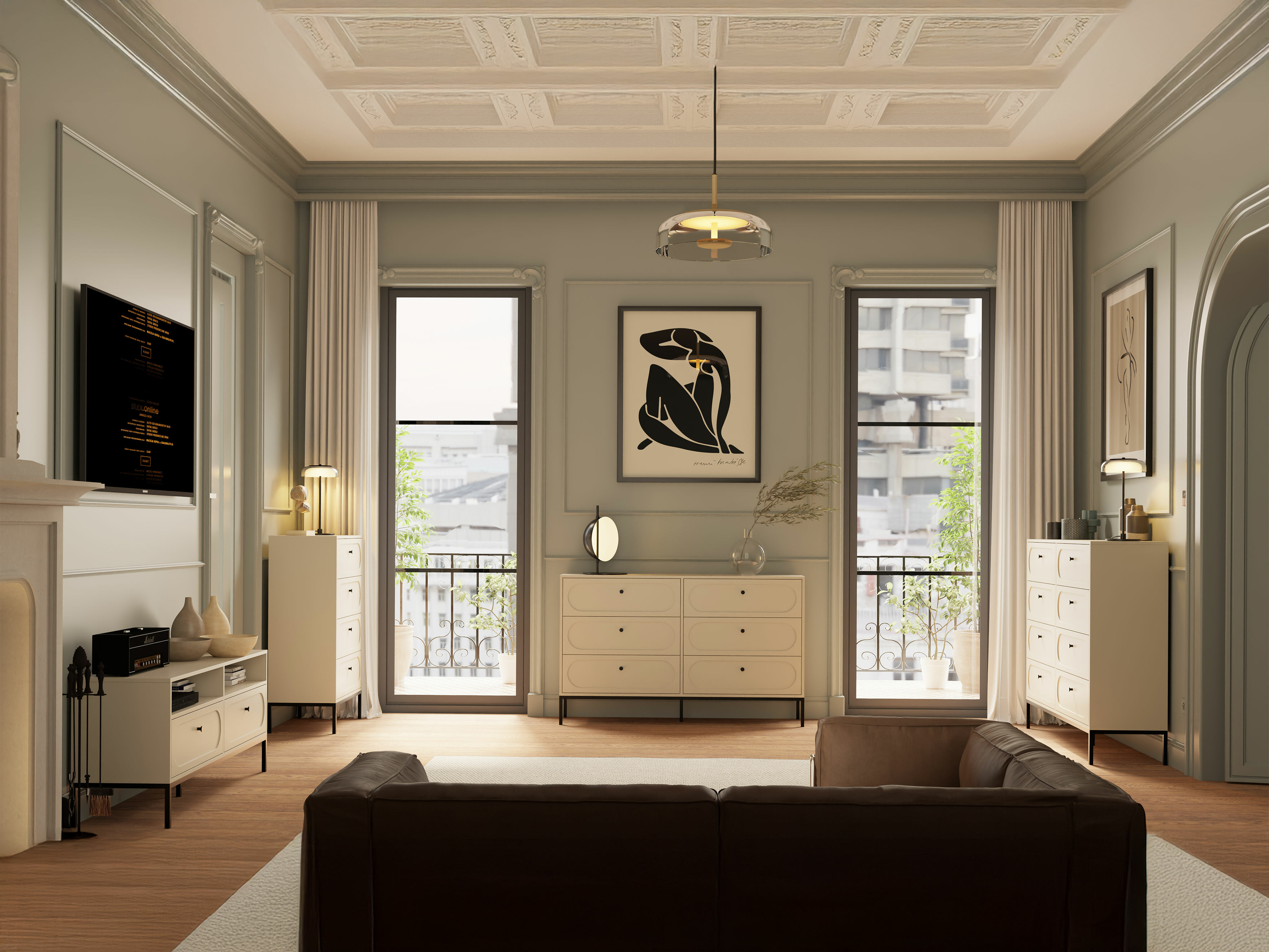 TV-Möbel Bristol 235 (Kaschmir)