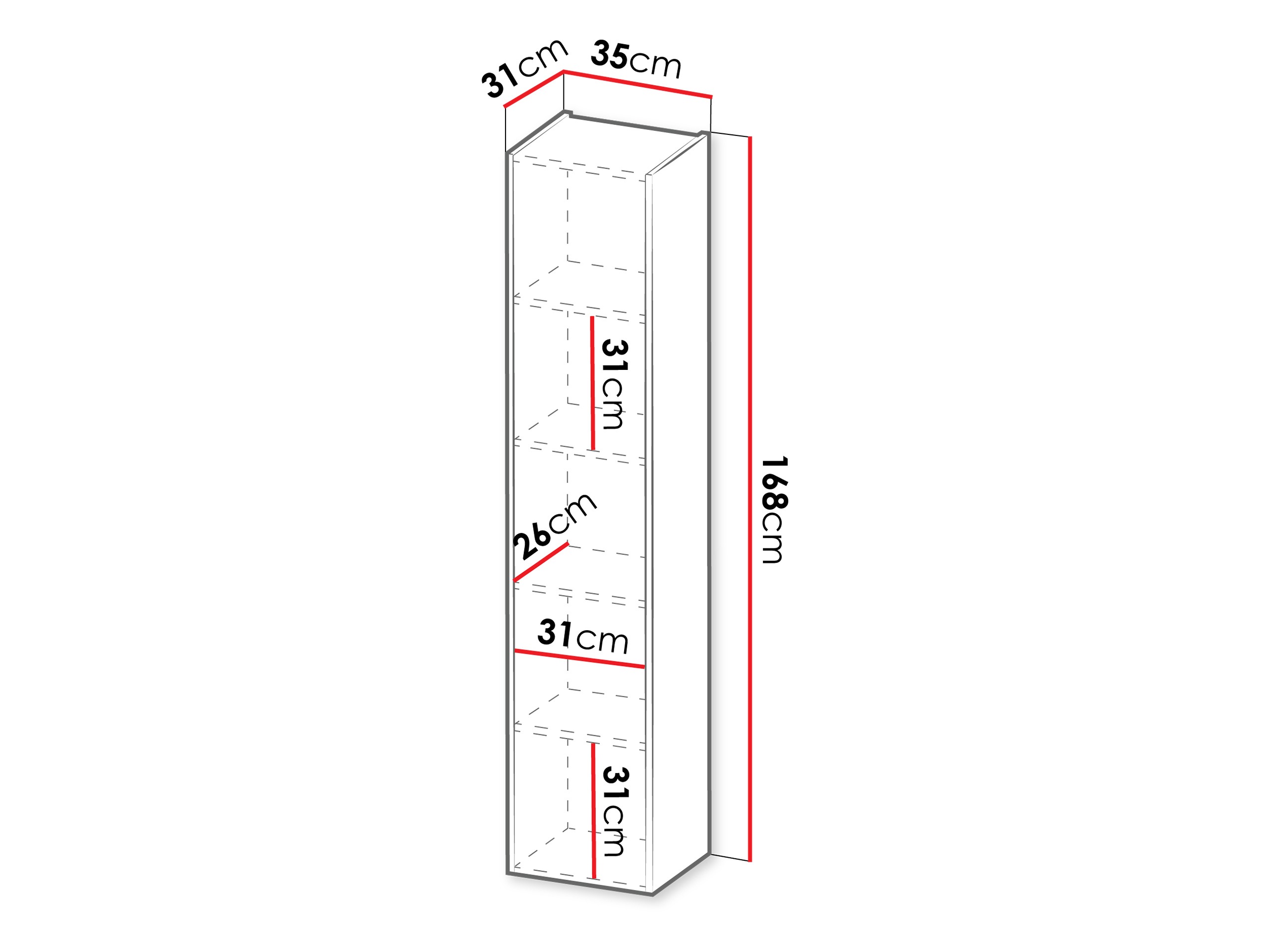 Wandregal Evanovu 104