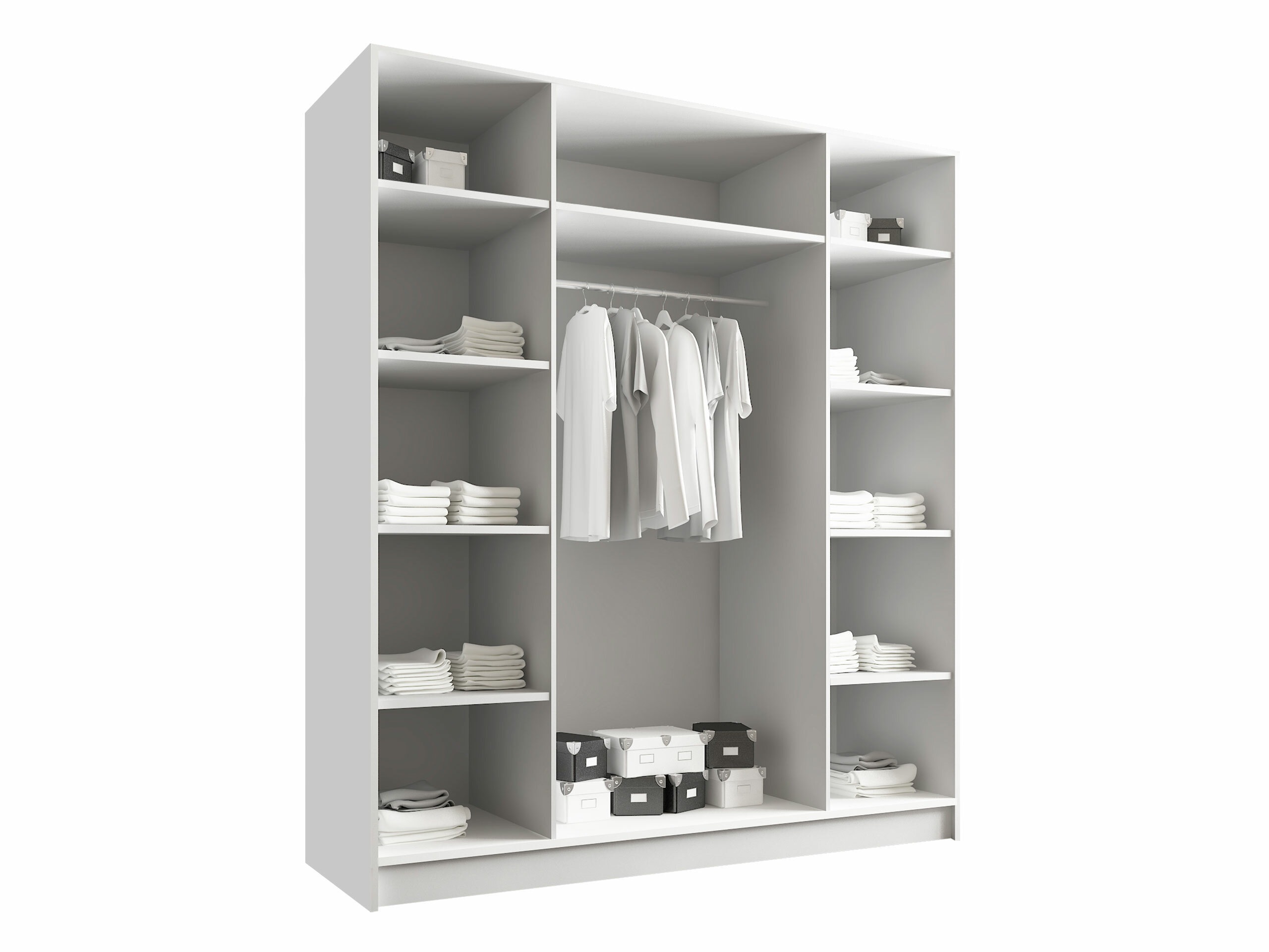Kleiderschrank Closico Navor I (Walnussholzoptik)