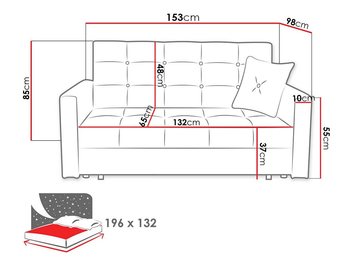 Schlafsofa Seruna III (Nazar 225.03)