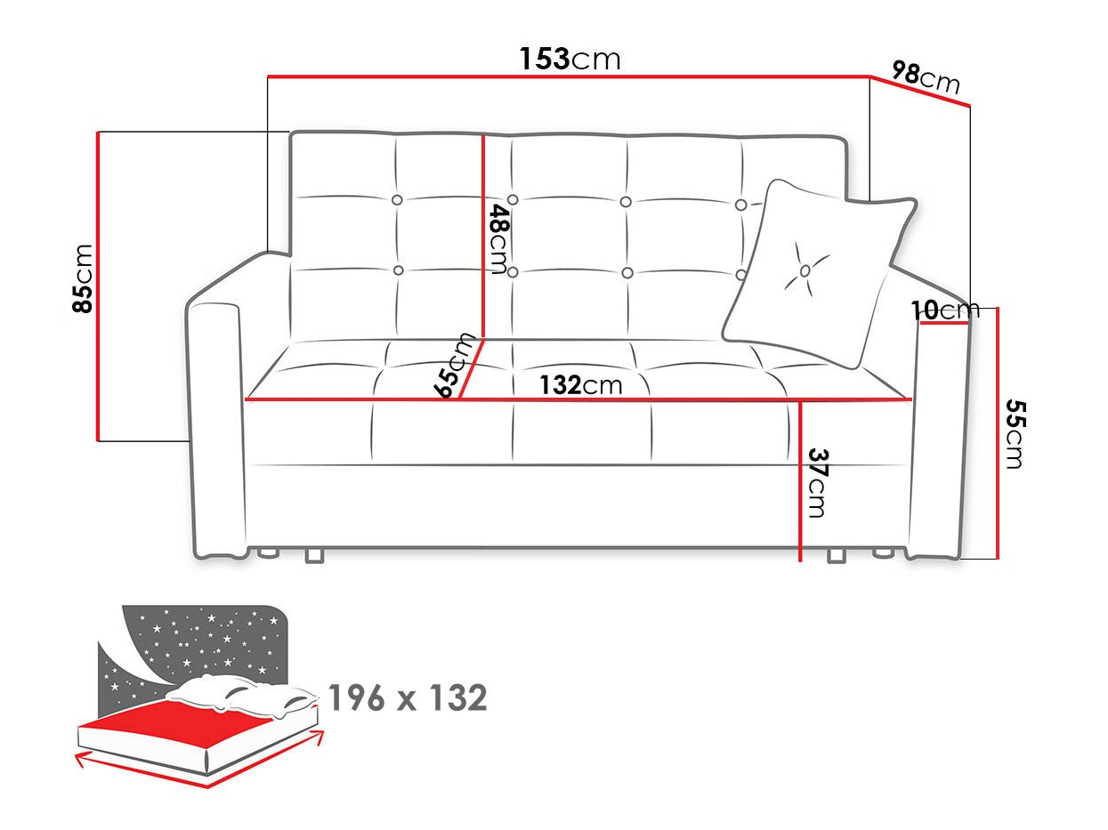 Schlafsofa Seruna III (Nazar 225.06)