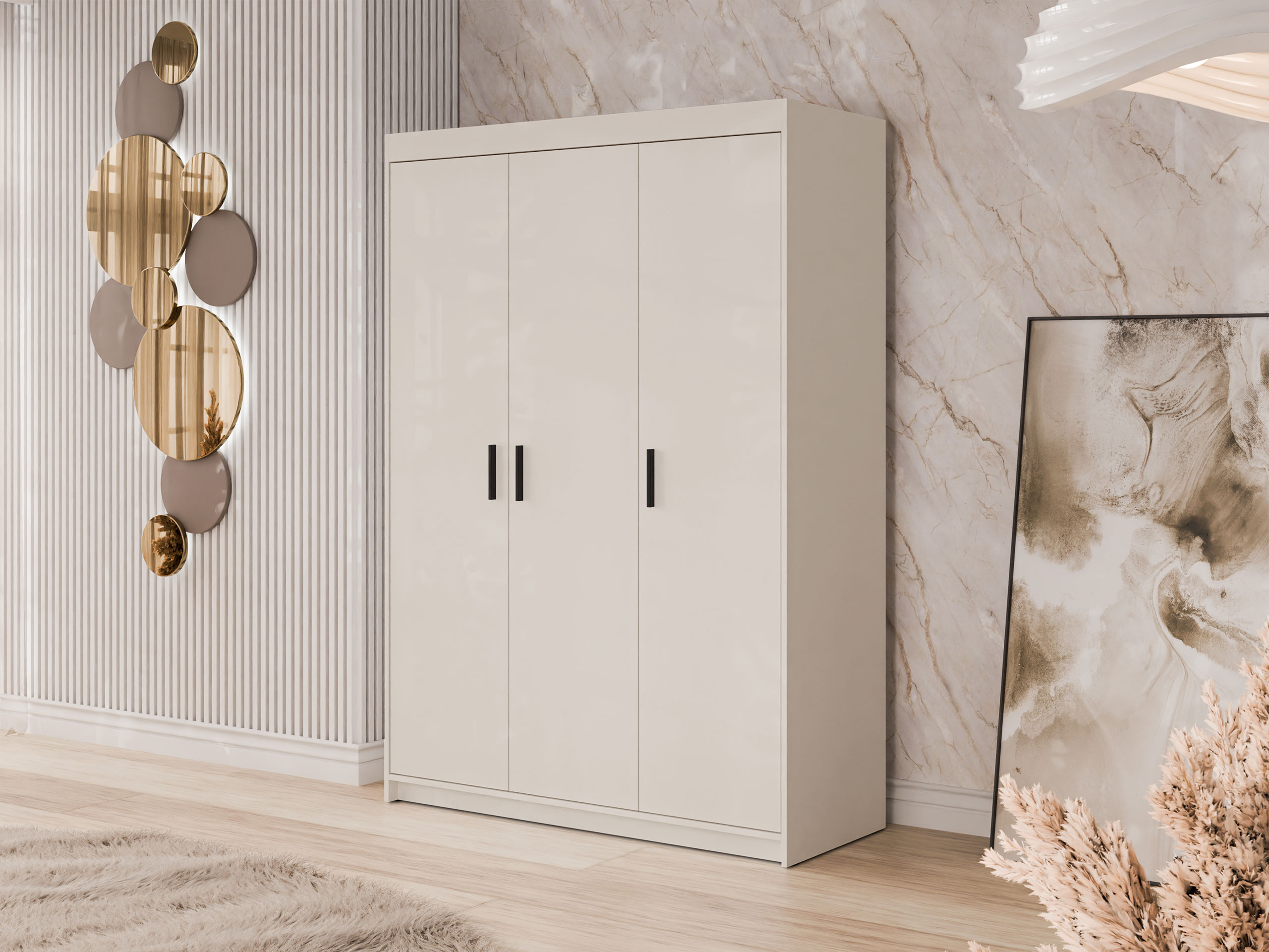 Kleiderschrank Novduni 101 (Beige)