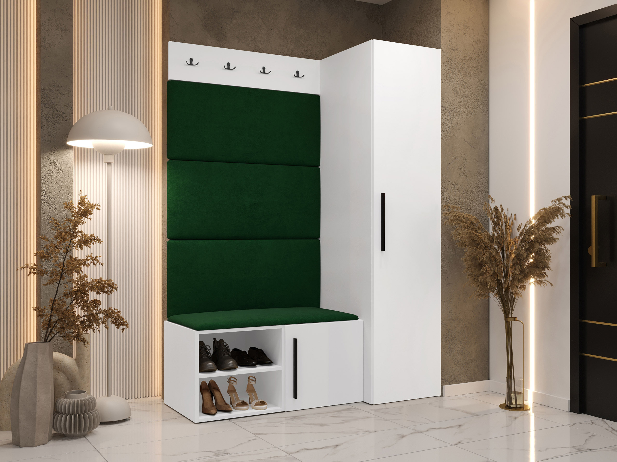 Flurgarnitur Hartford 525 (Weiß)