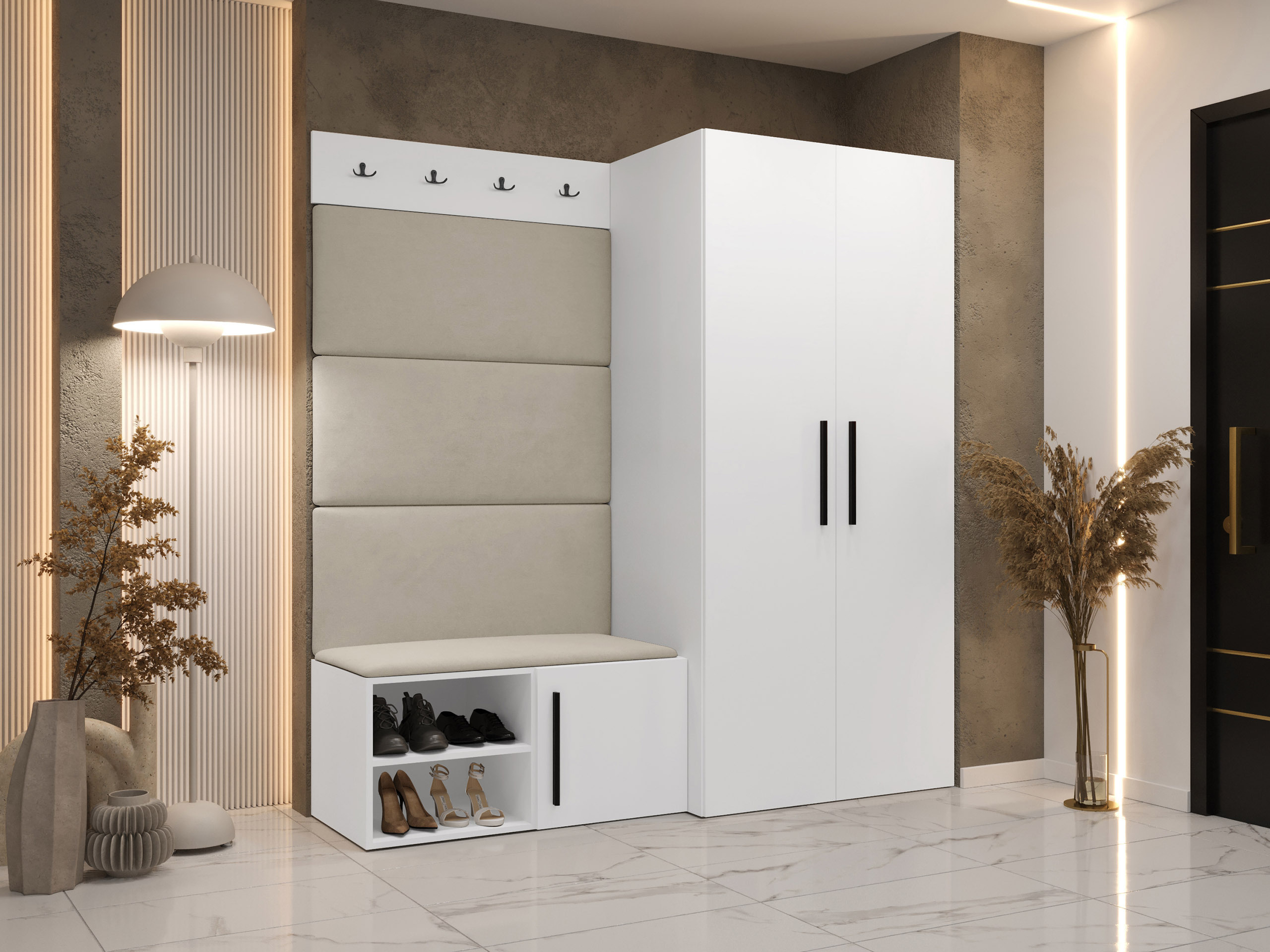 Flurgarnitur Nitos I (Weiß)