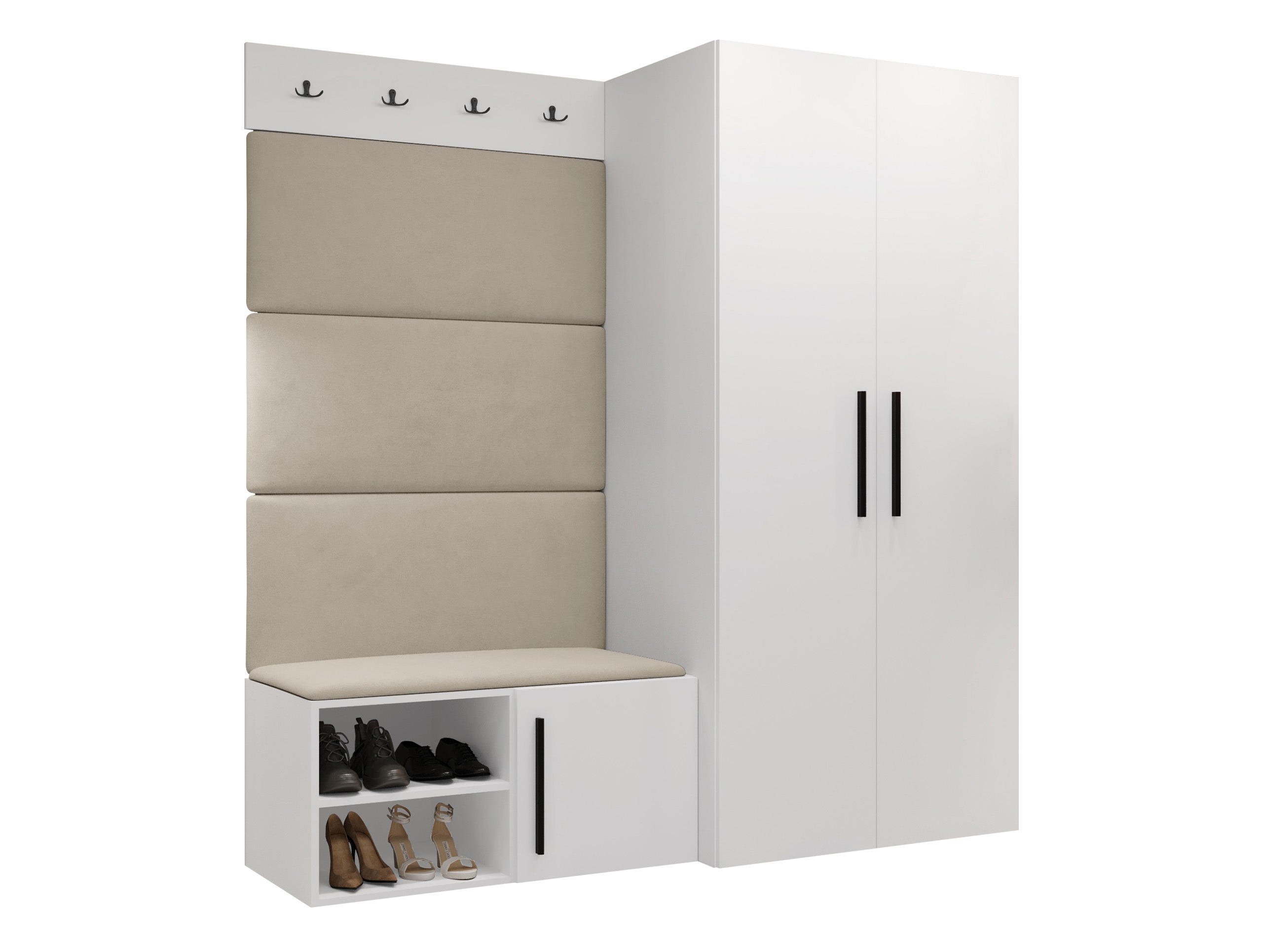 Flurgarnitur Nitos I (Weiß)