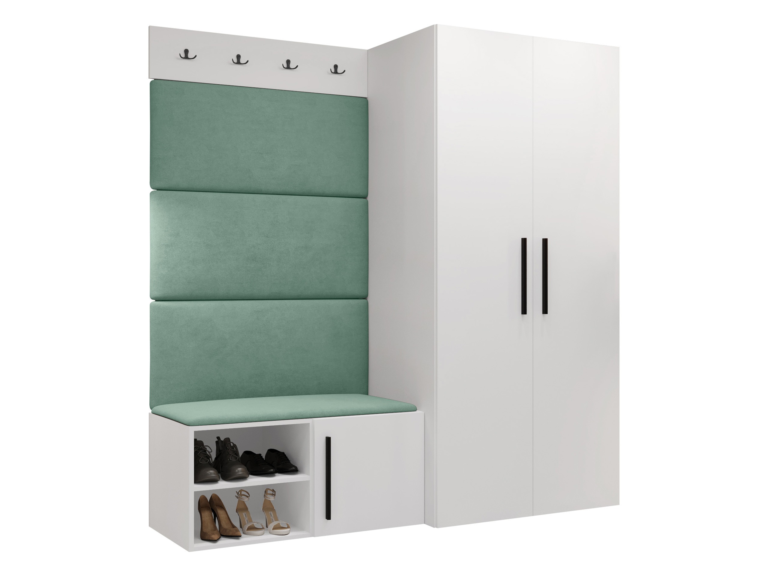 Flurgarnitur Nitos I (Weiß)