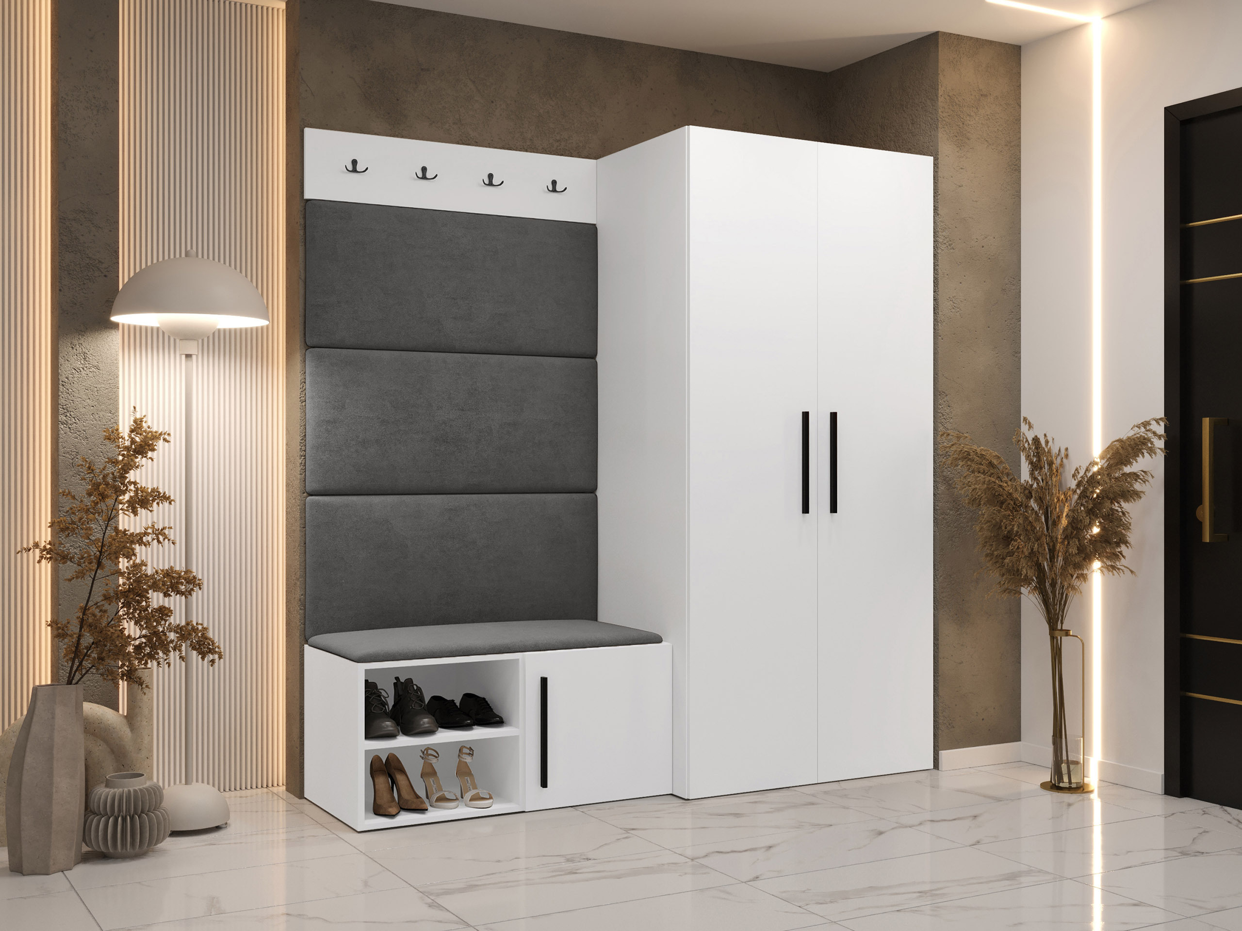 Flurgarnitur Nitos I (Weiß)