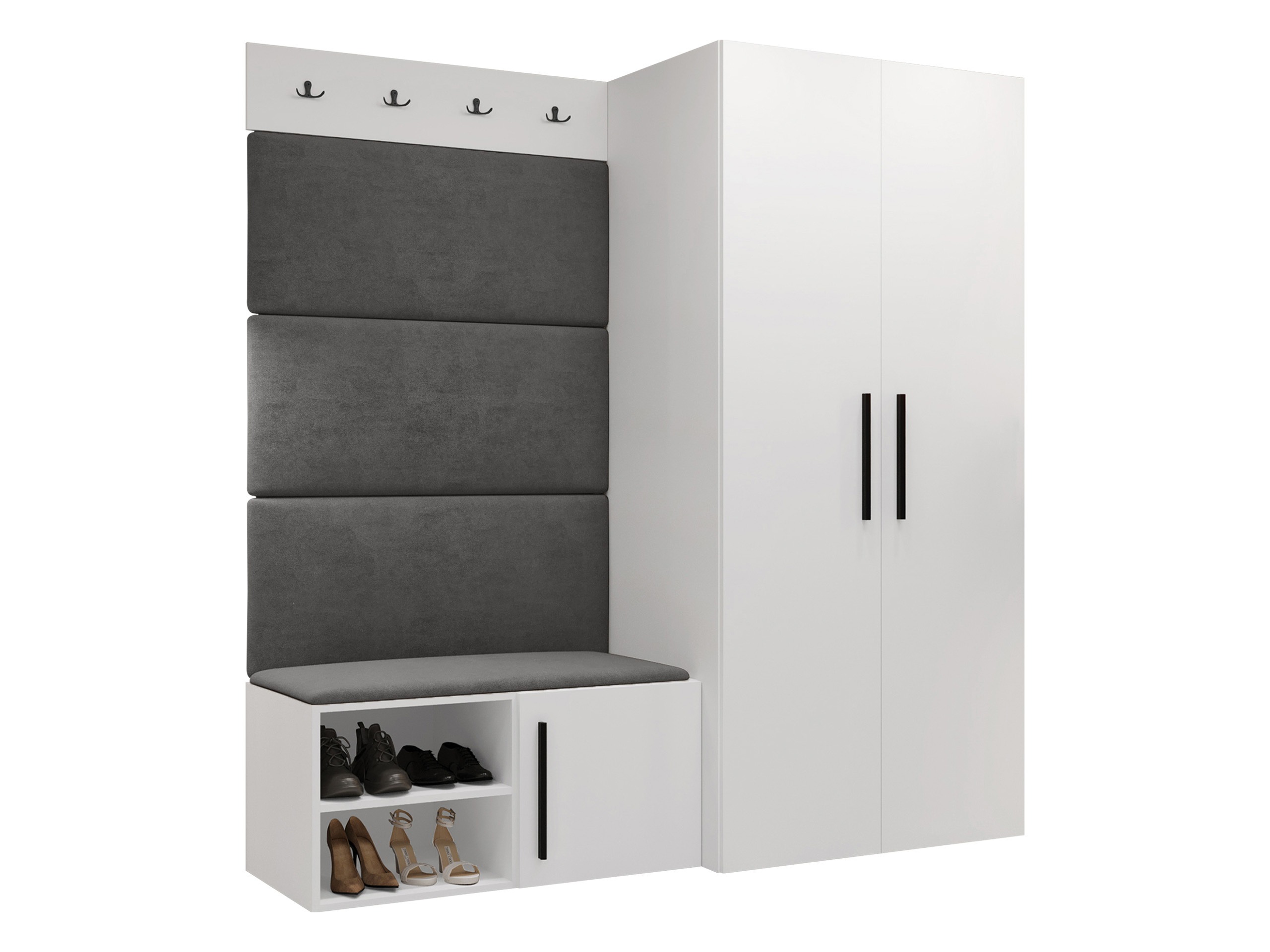 Flurgarnitur Nitos I (Weiß)