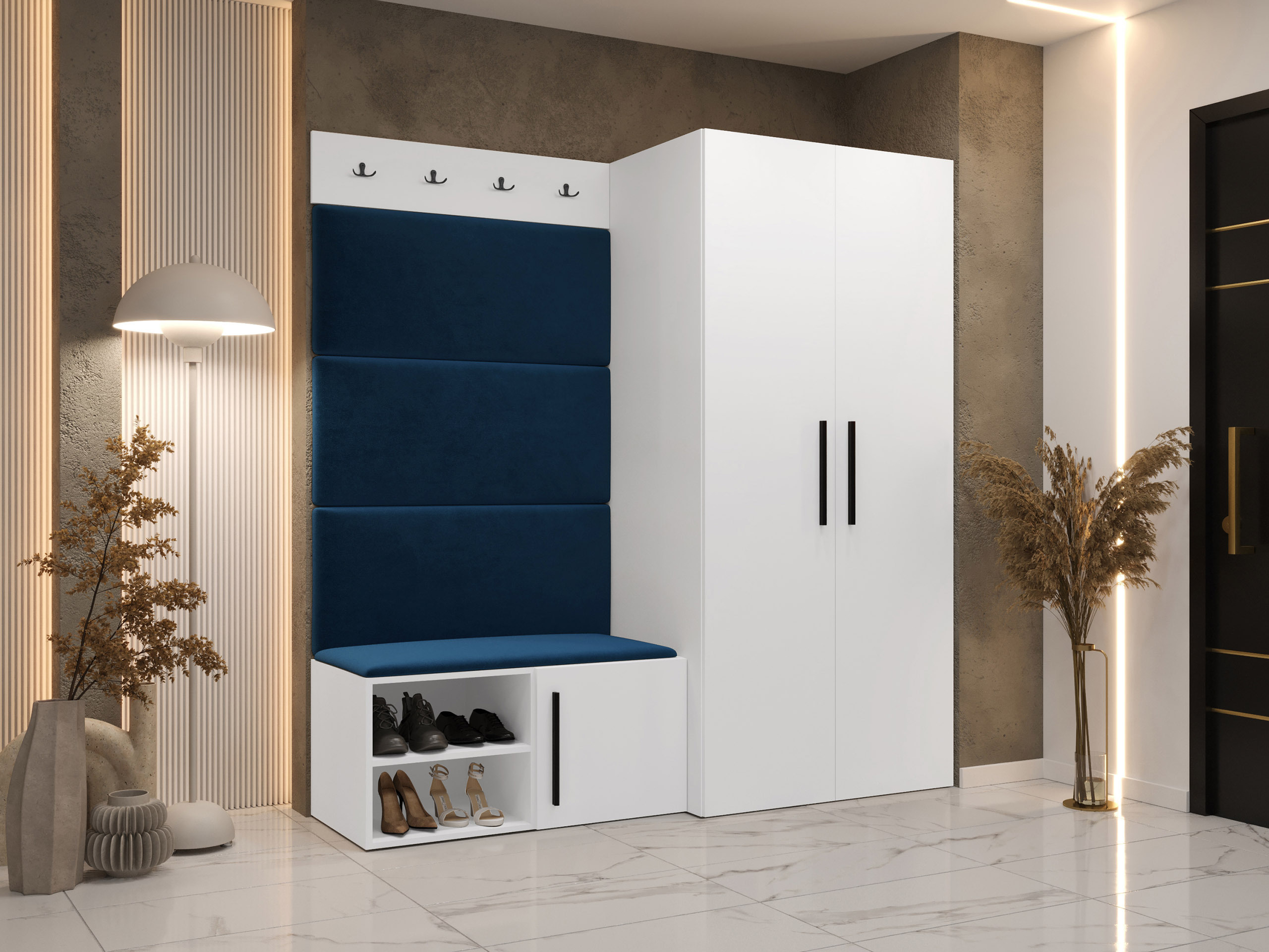 Flurgarnitur Nitos I (Weiß)