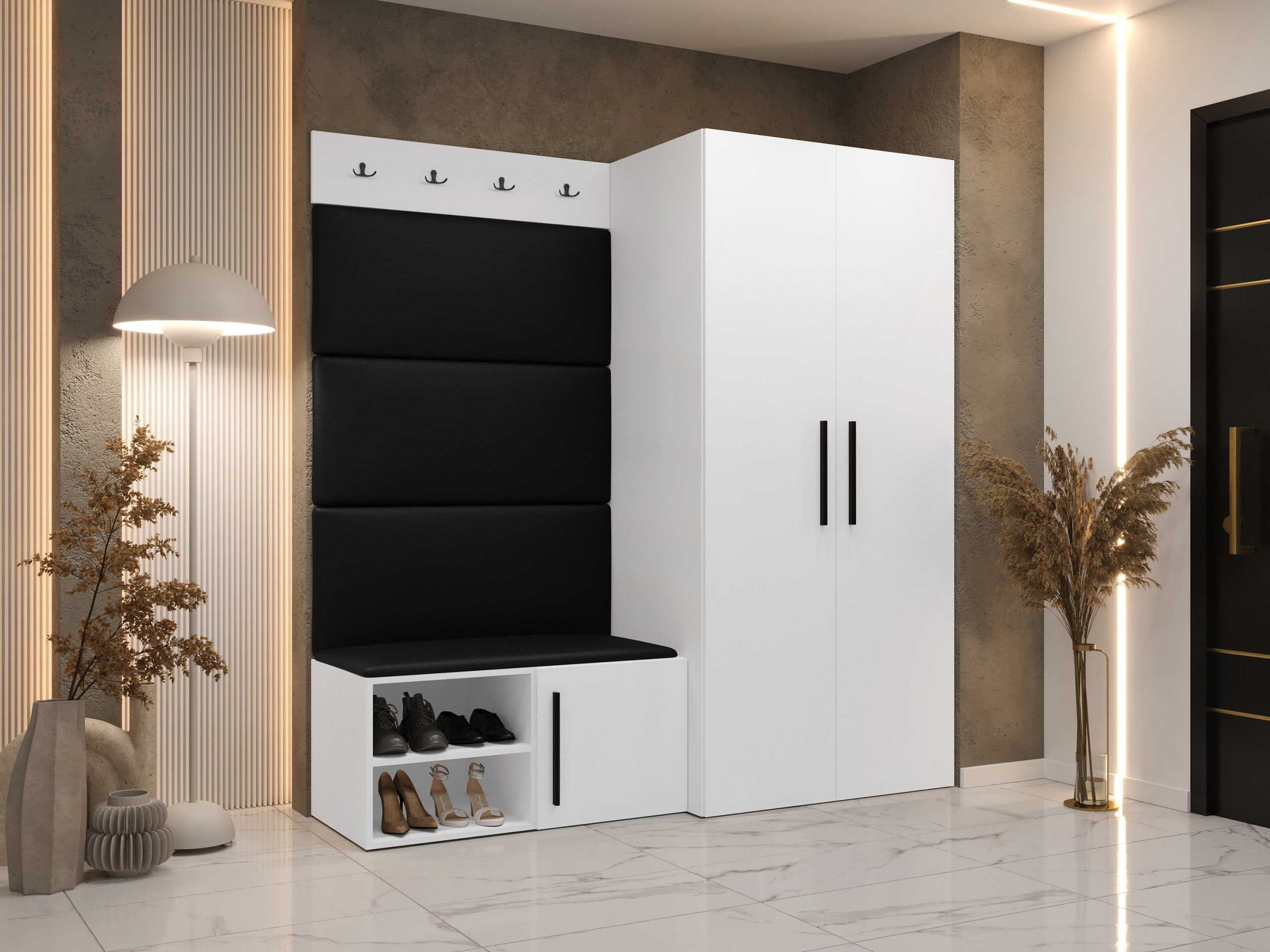 Flurgarnitur Nitos I (Weiß)