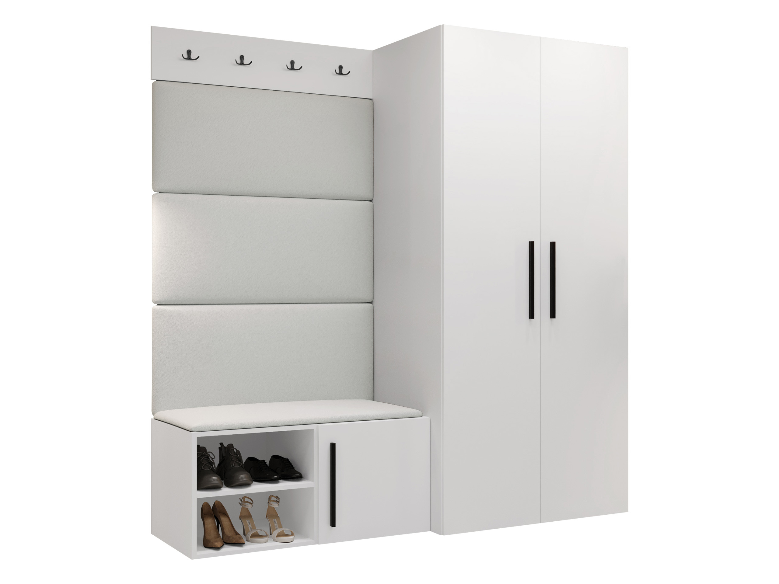 Flurgarnitur Nitos I (Weiß)