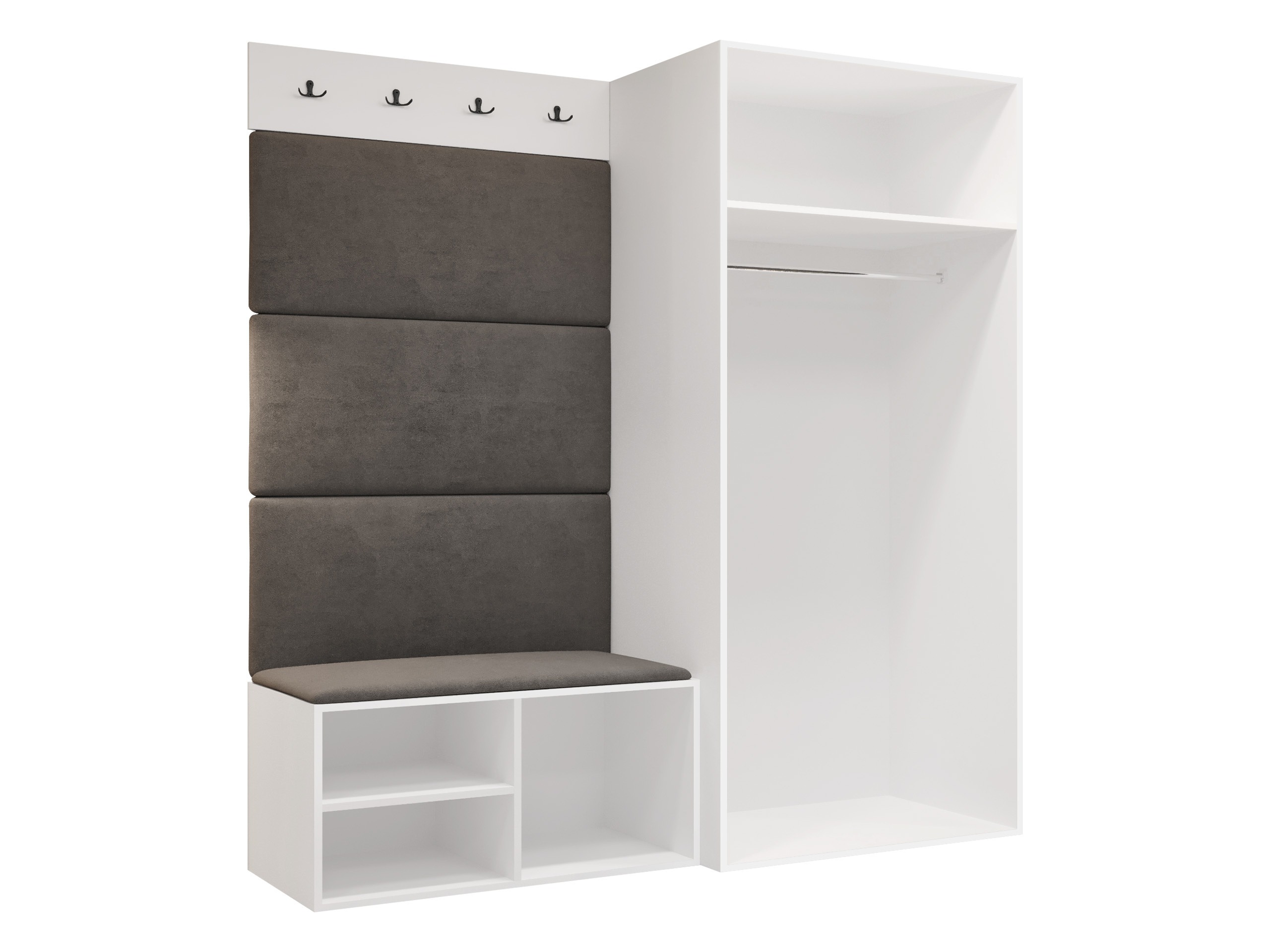 Flurgarnitur Nitos I (Weiß)