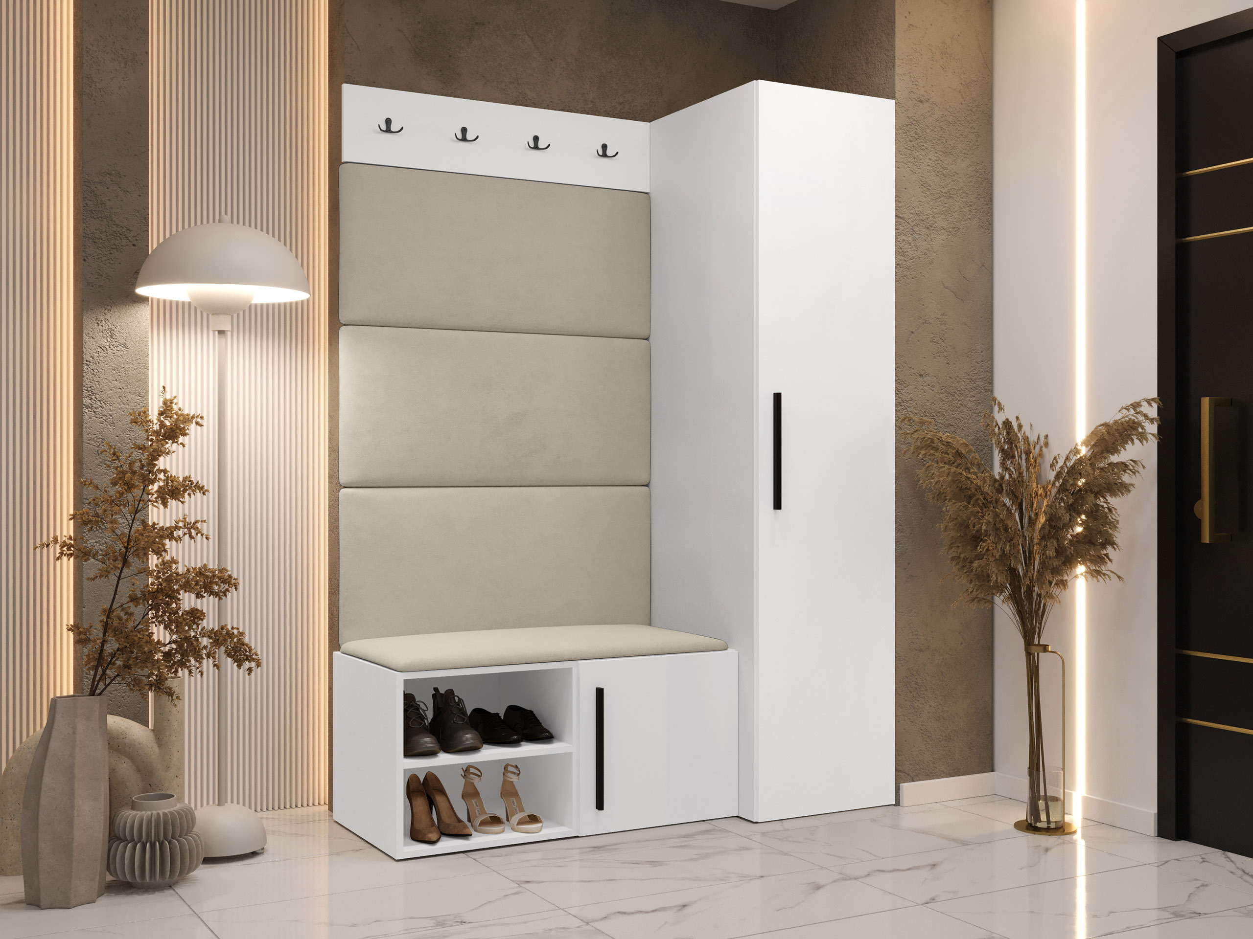 Flurgarnitur Nitos II (Weiß)