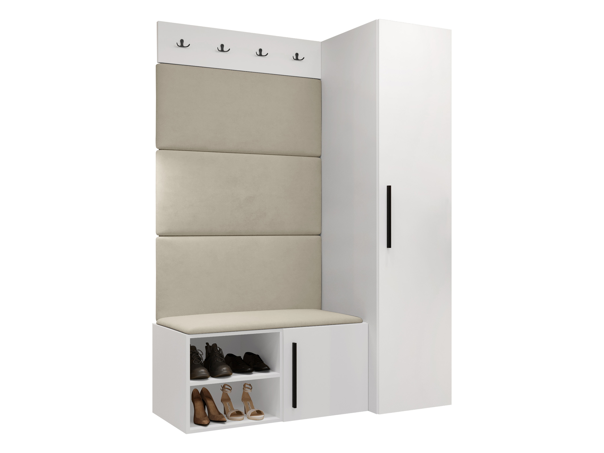 Flurgarnitur Nitos II (Weiß)