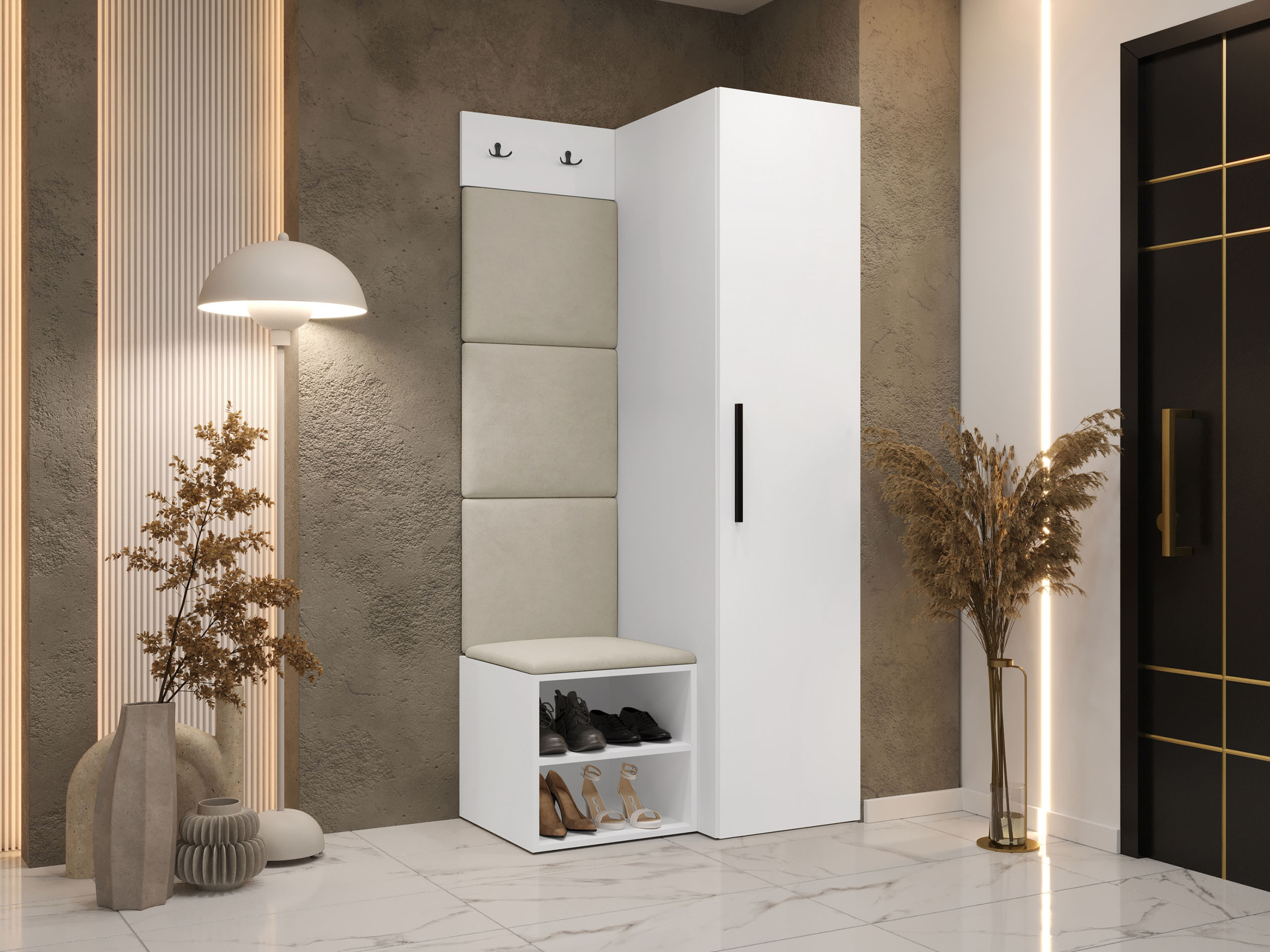 Flurgarnitur Nitos III (Weiß)