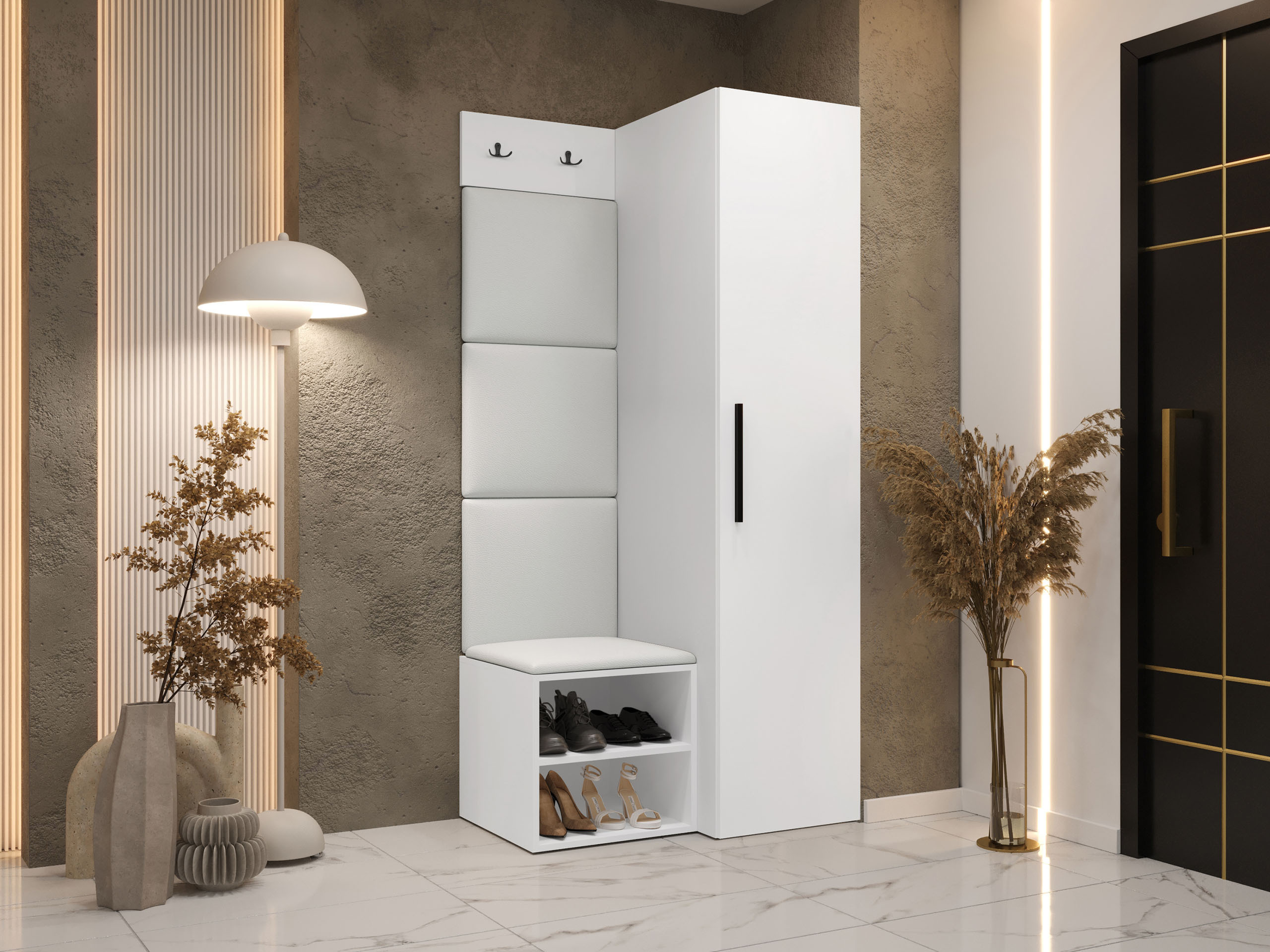 Flurgarnitur Nitos III (Weiß)