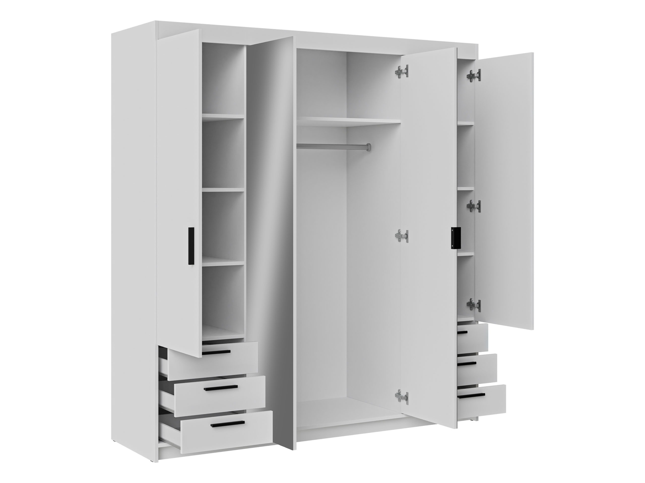 Kleiderschrank Novduni 115 (Eichenholzoptik)
