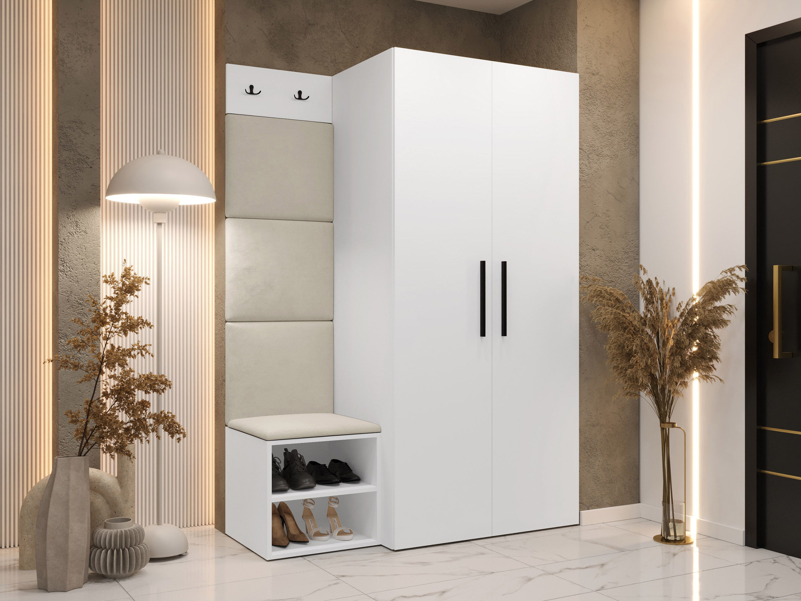 Flurgarnitur Hartford 523 (Weiß)