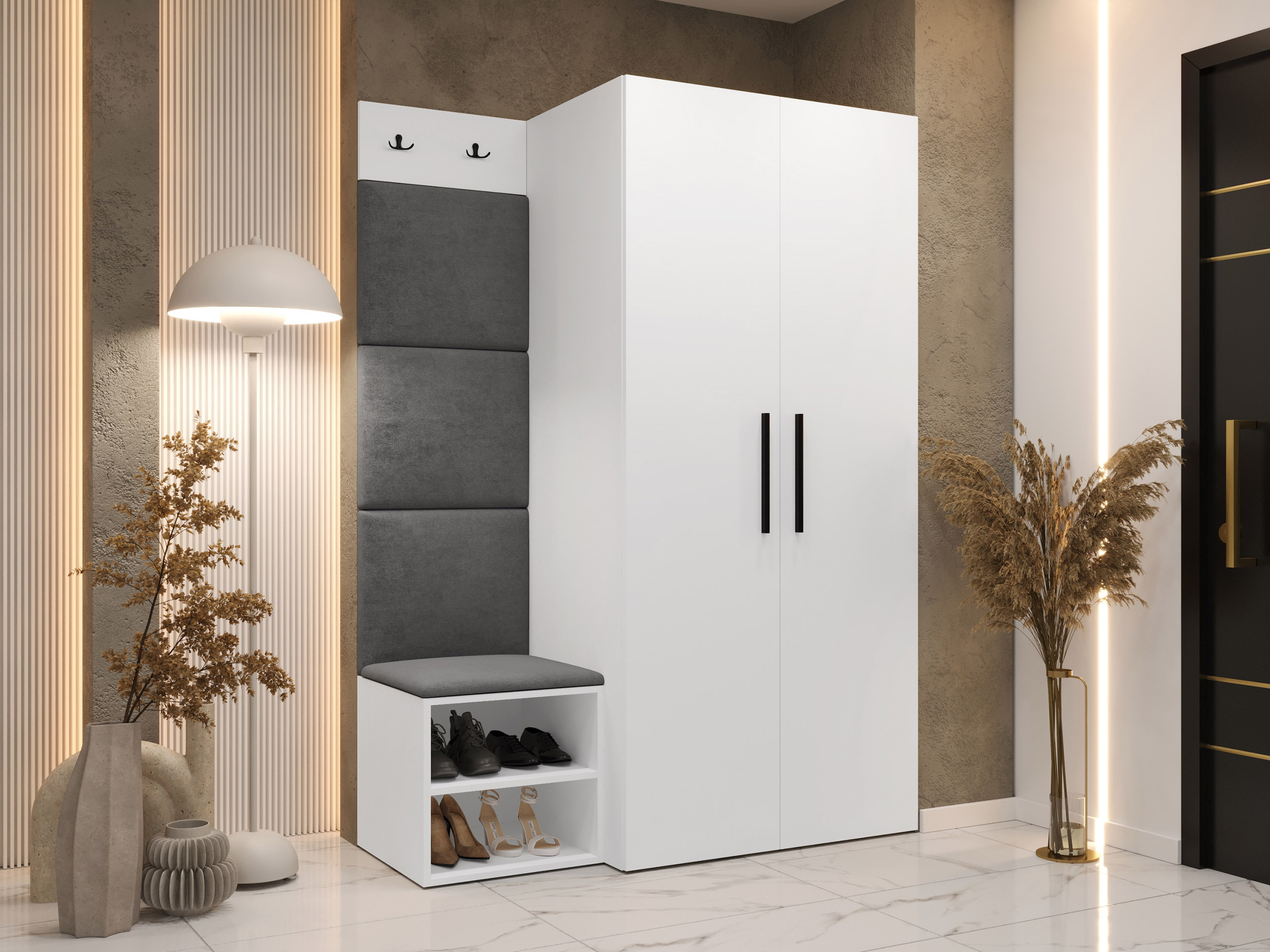 Flurgarnitur Hartford 523 (Weiß)