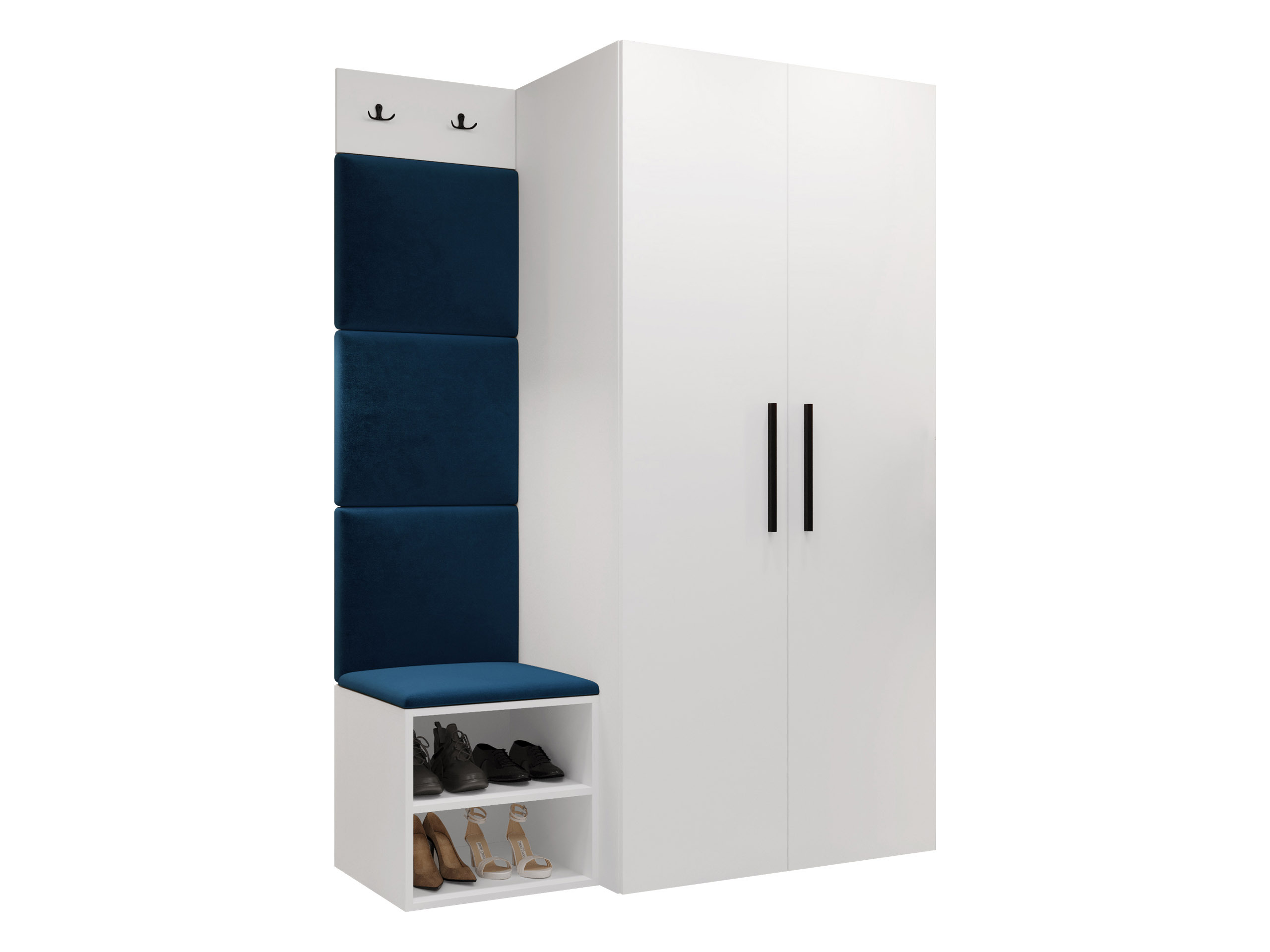 Flurgarnitur Nitos IV (Weiß)