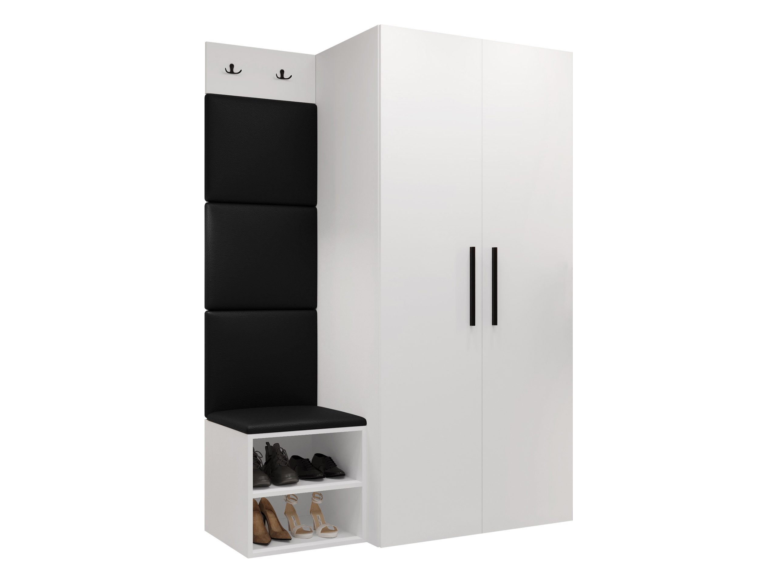 Flurgarnitur Nitos IV (Weiß)