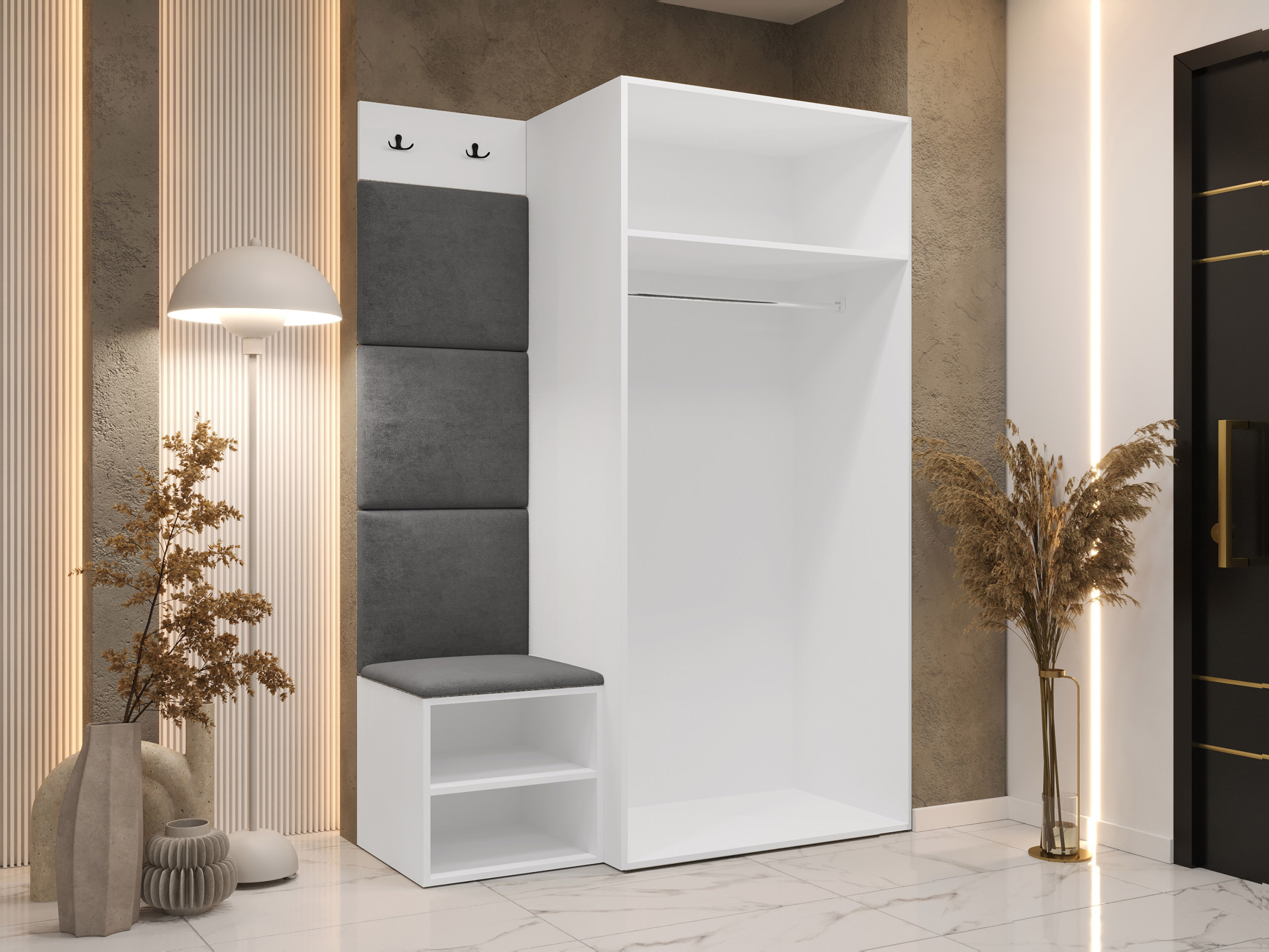 Flurgarnitur Nitos IV (Weiß)