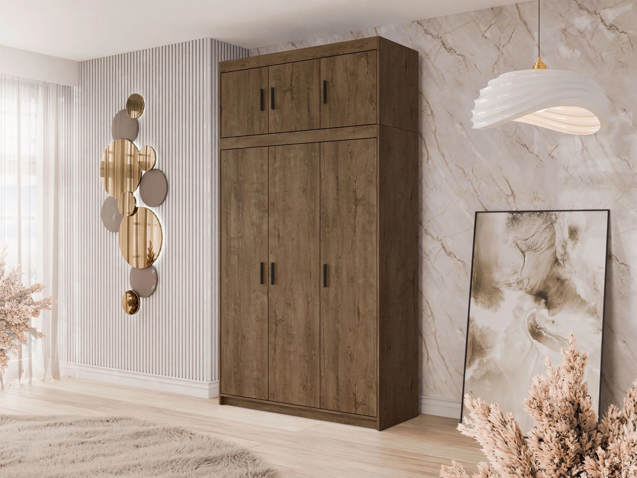 Kleiderschrank Novduni 104 (Lefkas-Eiche)