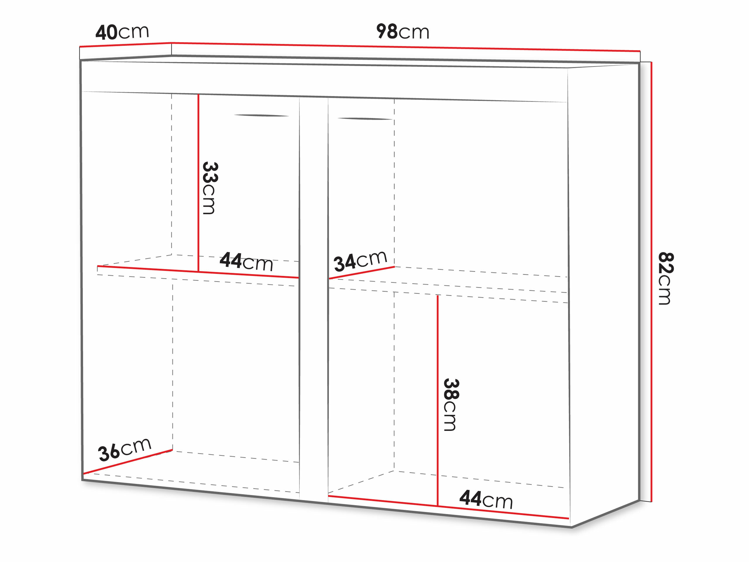 Sideboard Univio (Weiß)