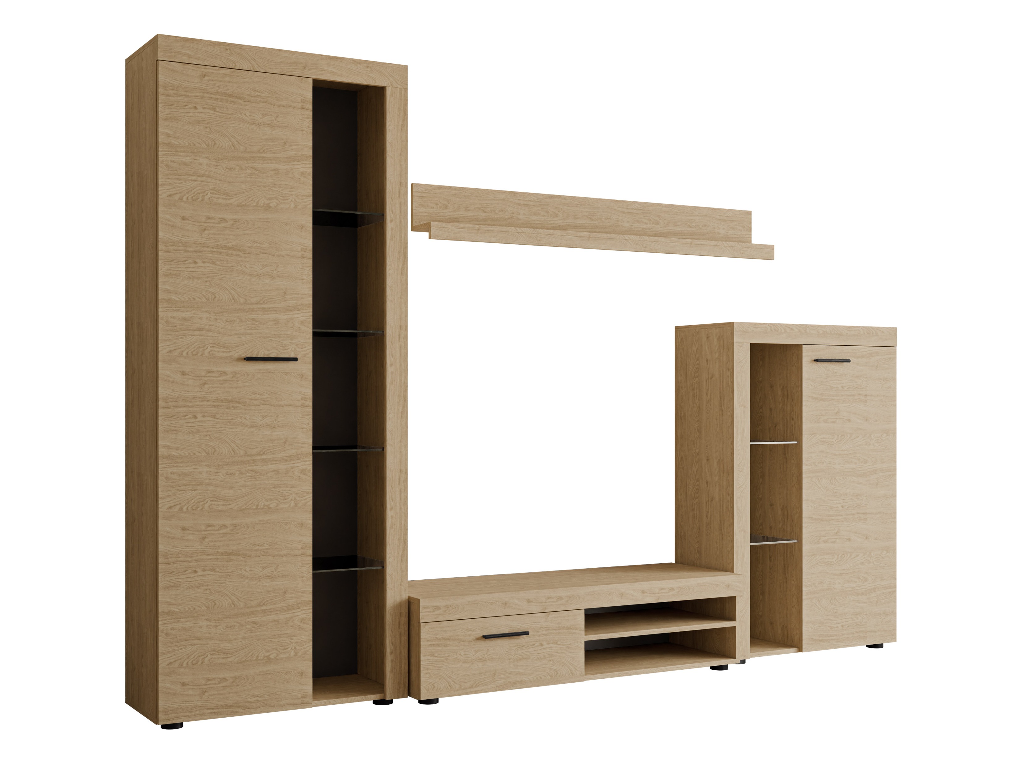Wohnzimmer-Sets Soca (Eichenholzoptik)