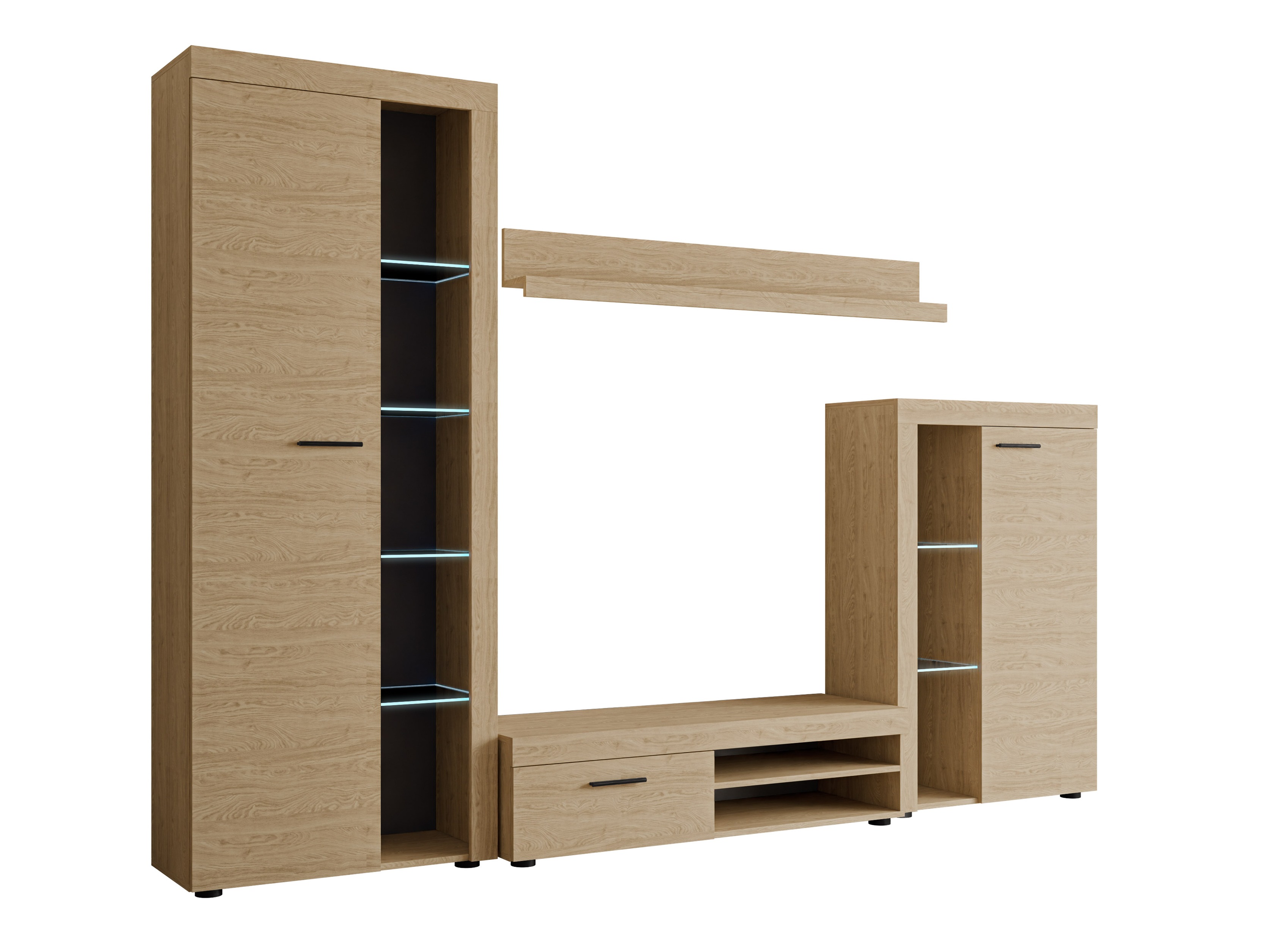 Wohnzimmer-Sets Univio (Eichenholzoptik)