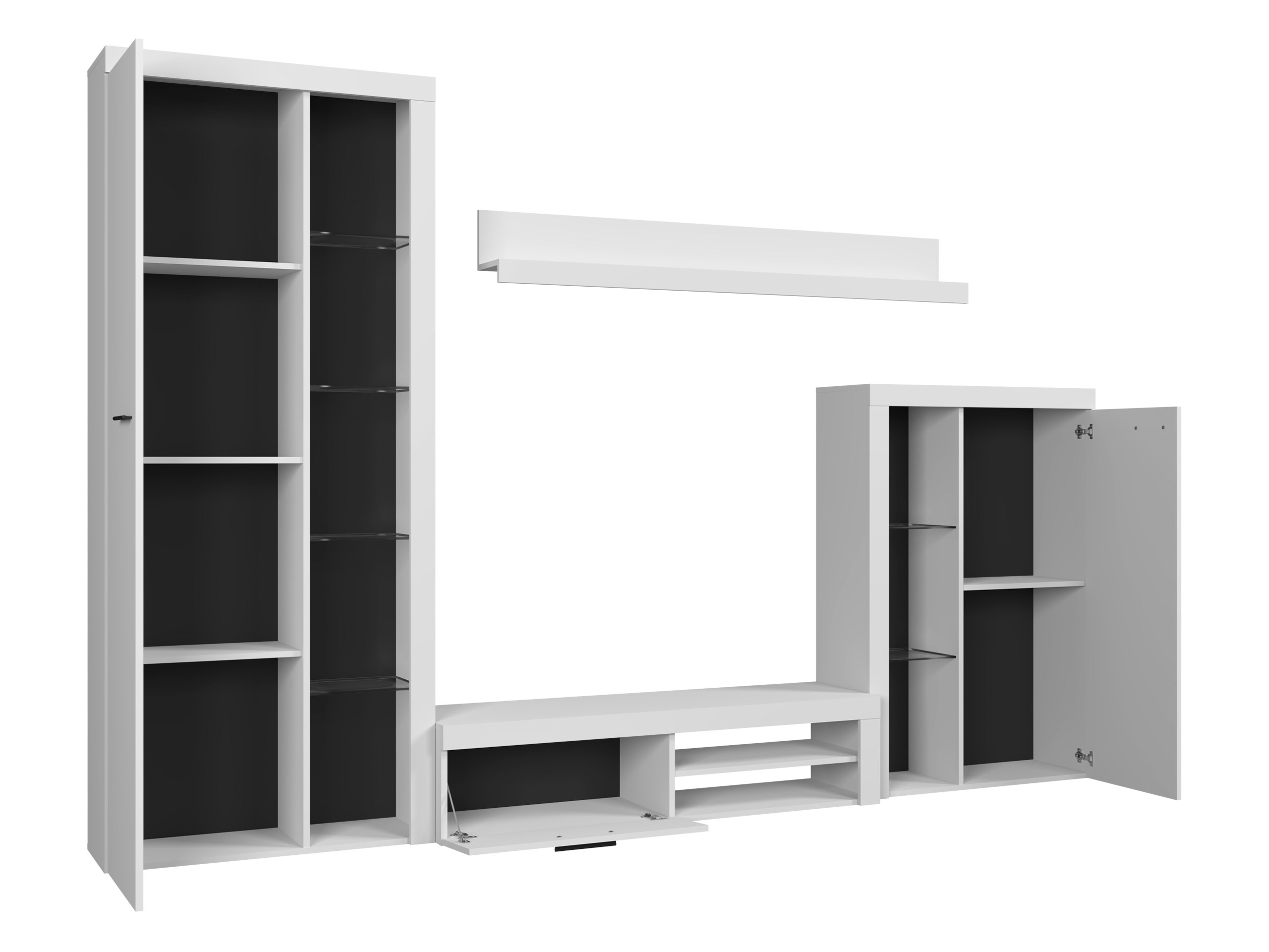 Wohnzimmer-Sets Univio I (Weiß)