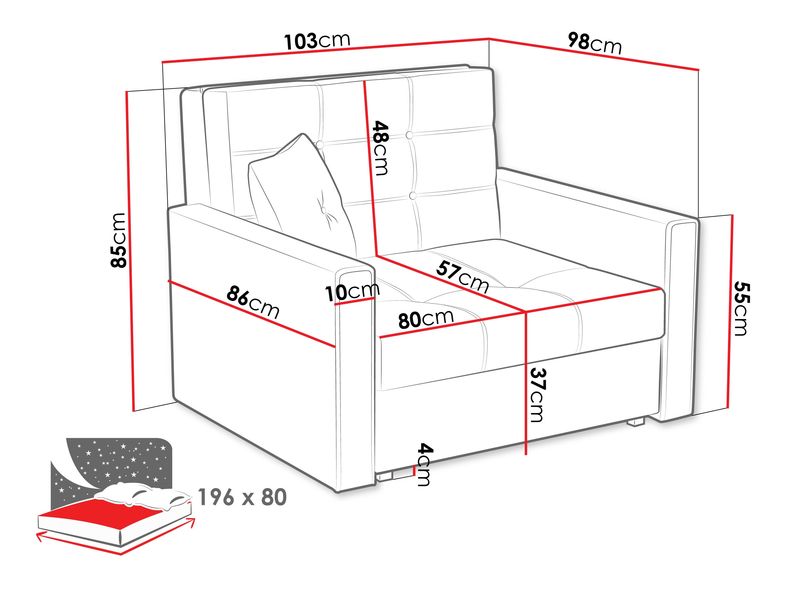 Sessel Columbus 101 (Tatum 279)