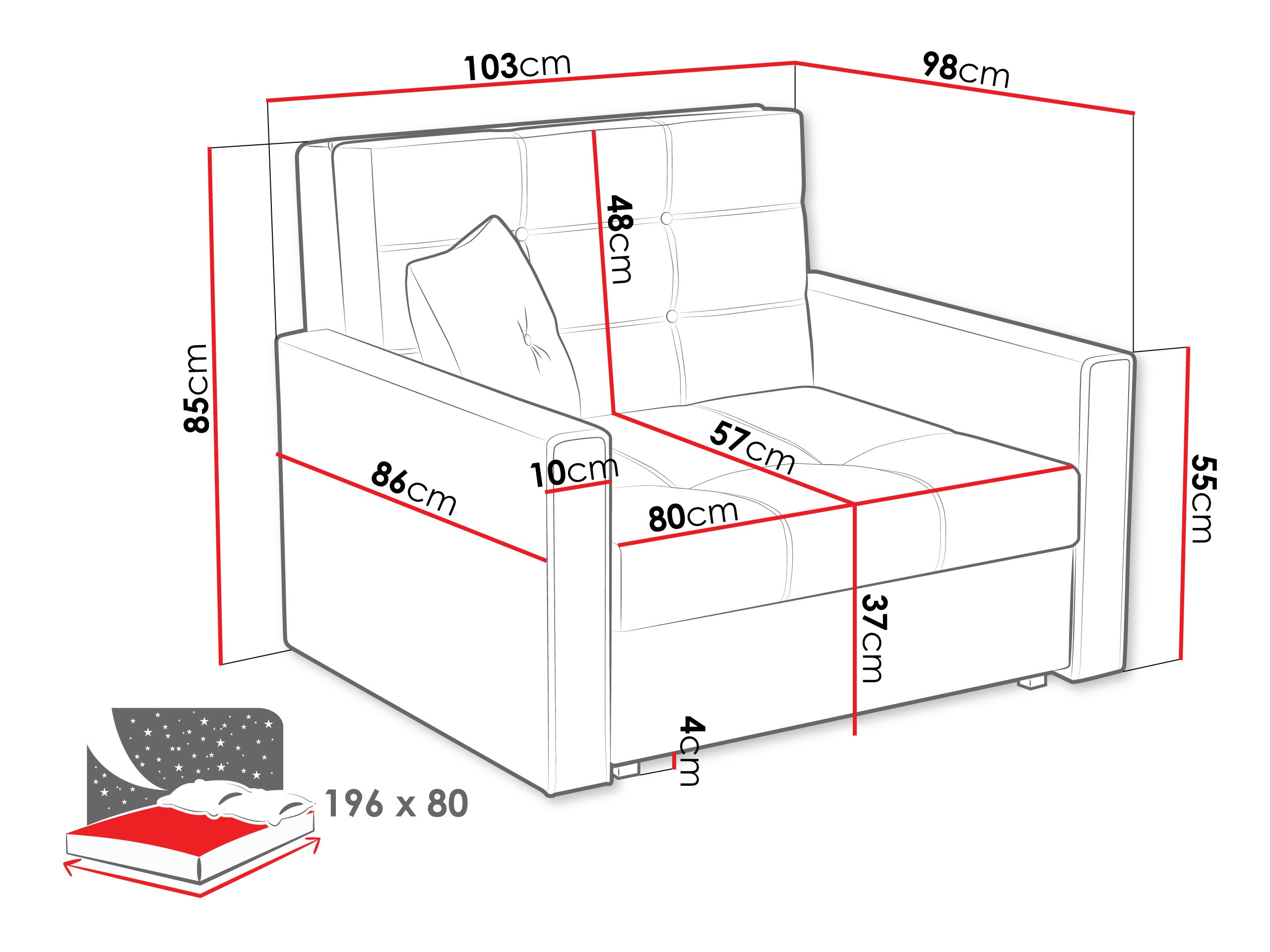Sessel Seruna I (Tatum 275)