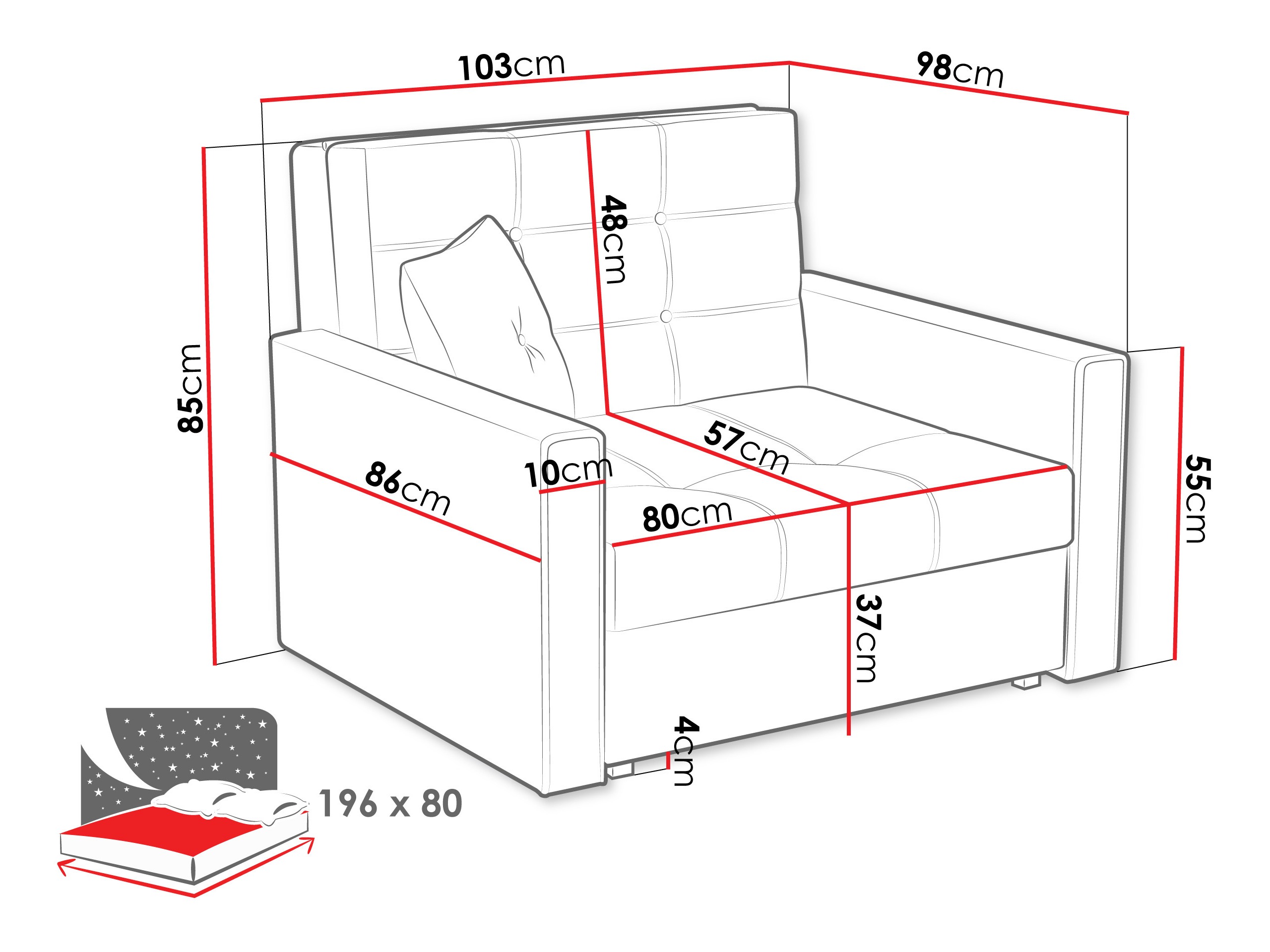 Sessel Seruna I (Tatum 278)